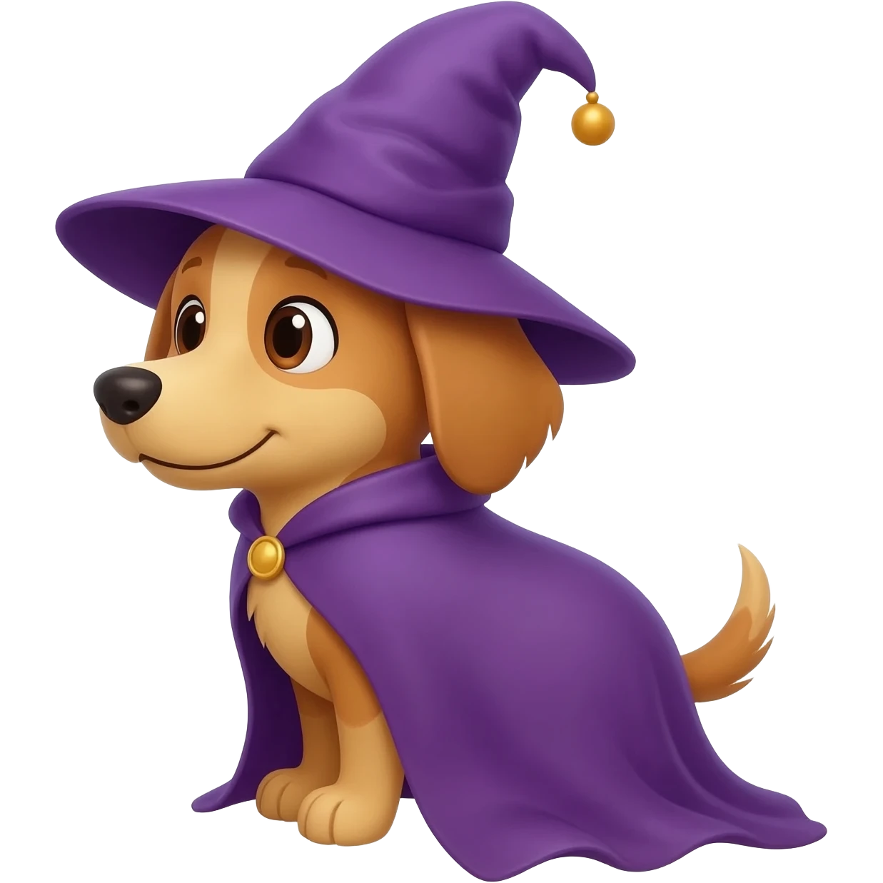 Dog wizard emoji