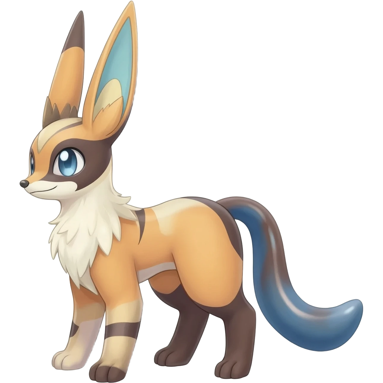 Shiny Furret-Minccino-Zangoose-Hybrid (Full body) emoji