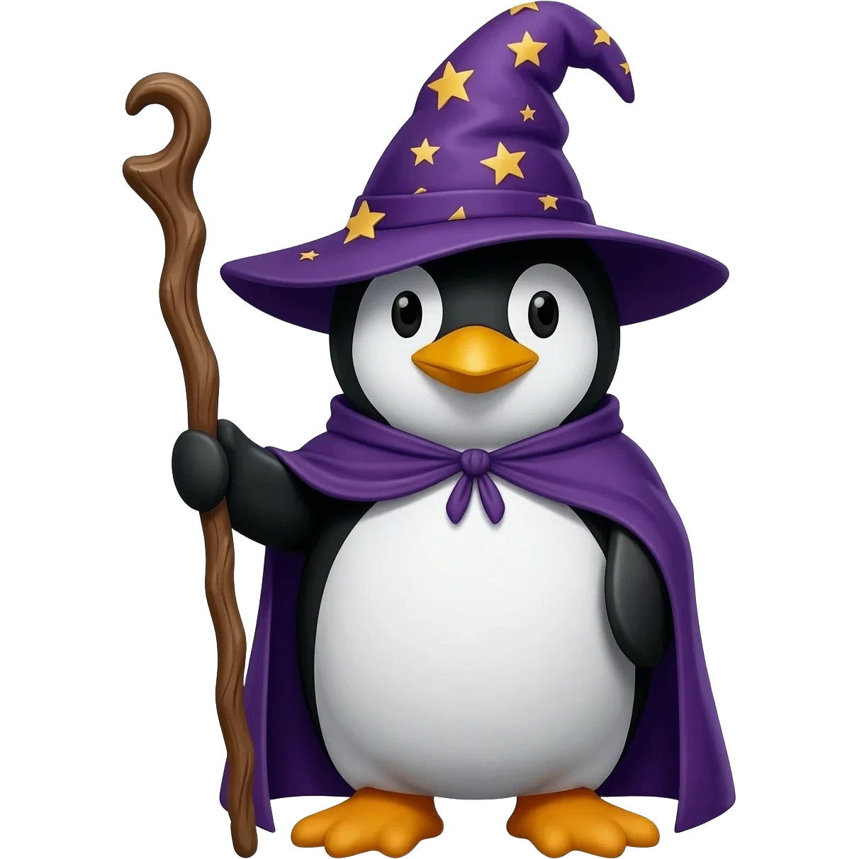 Penguin Wizard emoji