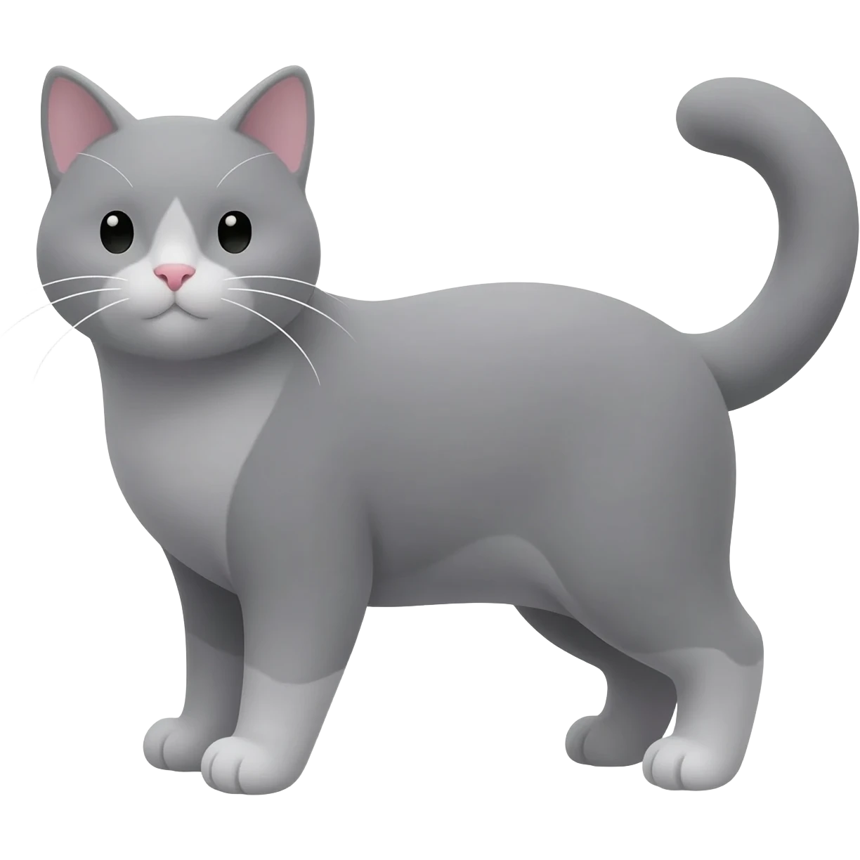 cat gray emoji
