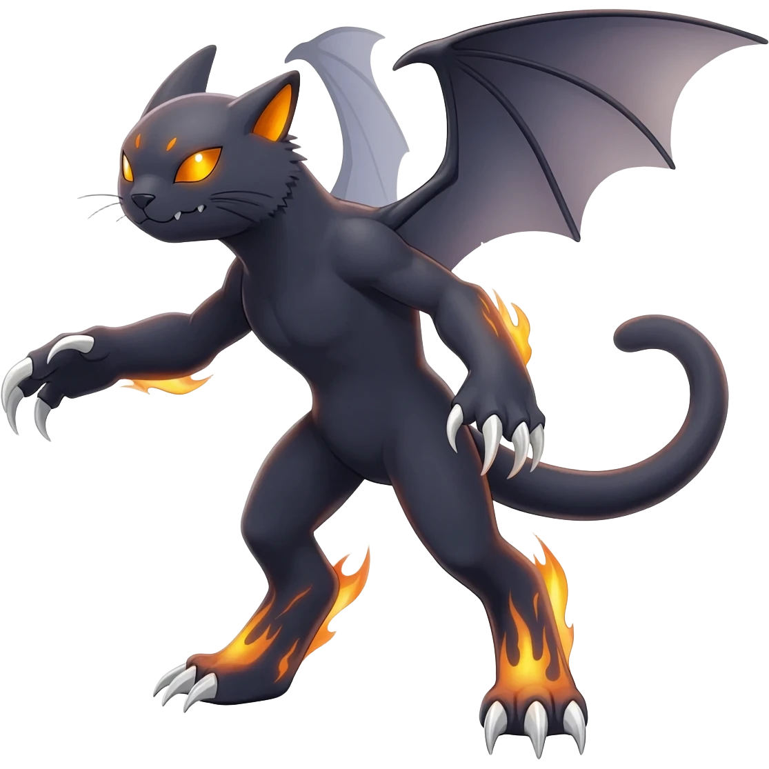 Noibat-Nargacuga-Litten-Torracat-fusion-Fakemon-Pokémon-creature  emoji