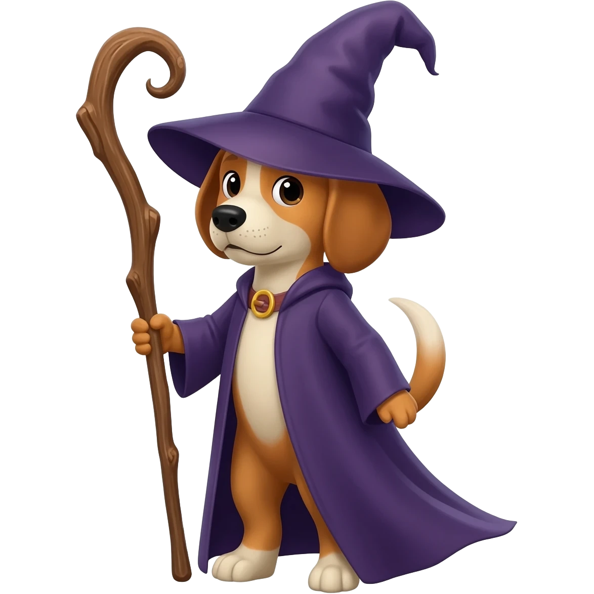 Dog wizard emoji