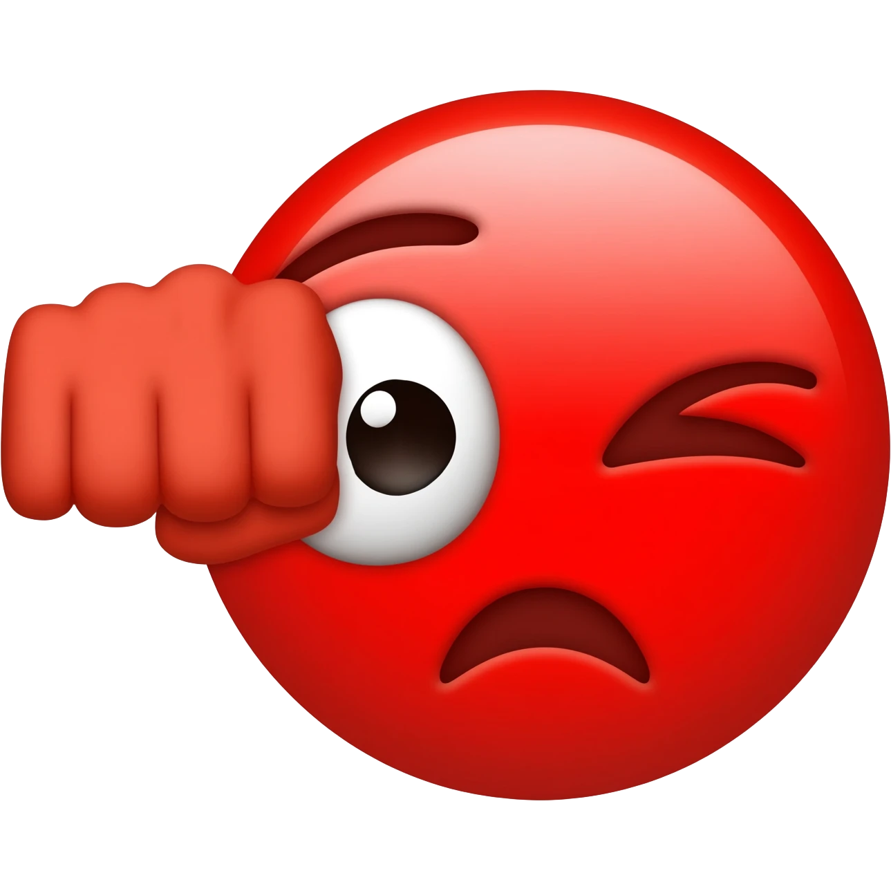 punched in eye sad emoji emoji