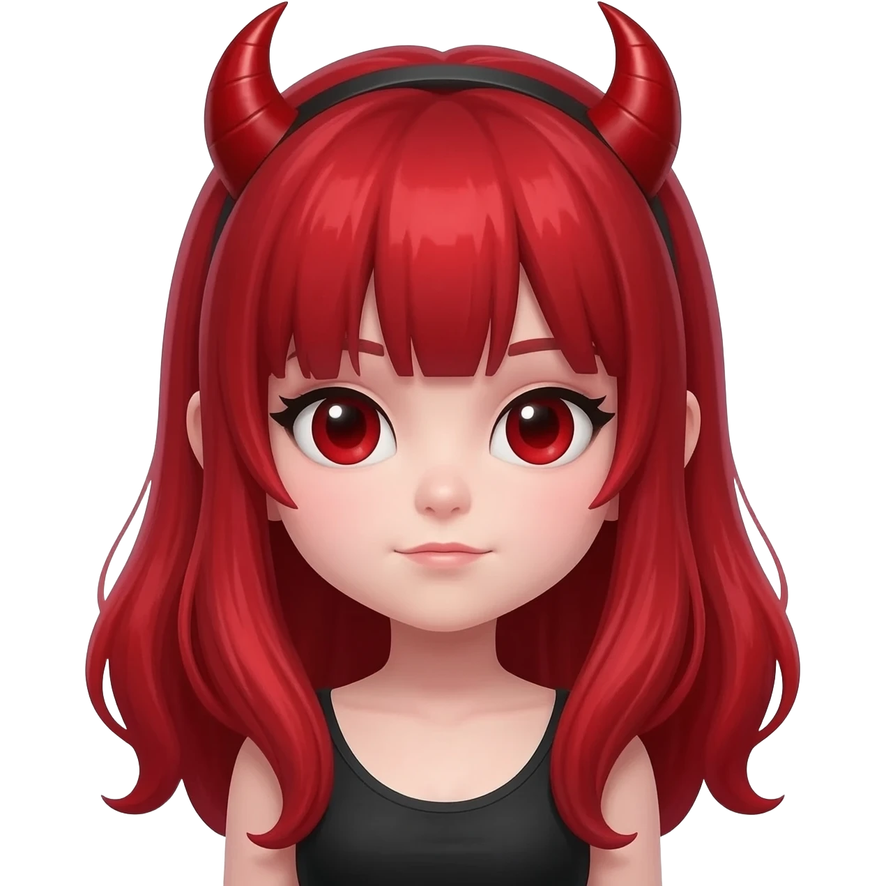 Devil girl emoji