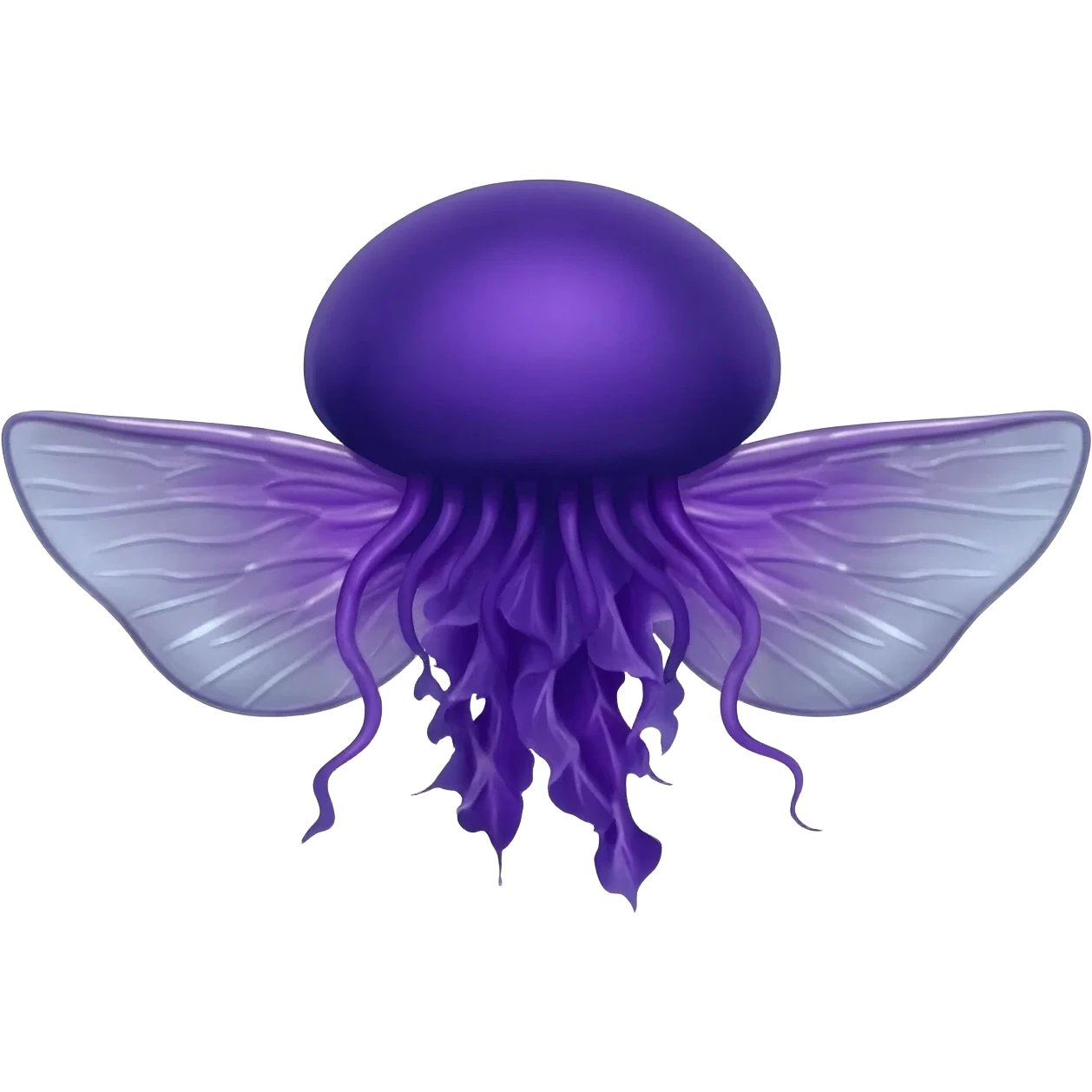 dark purple jellyfly emoji