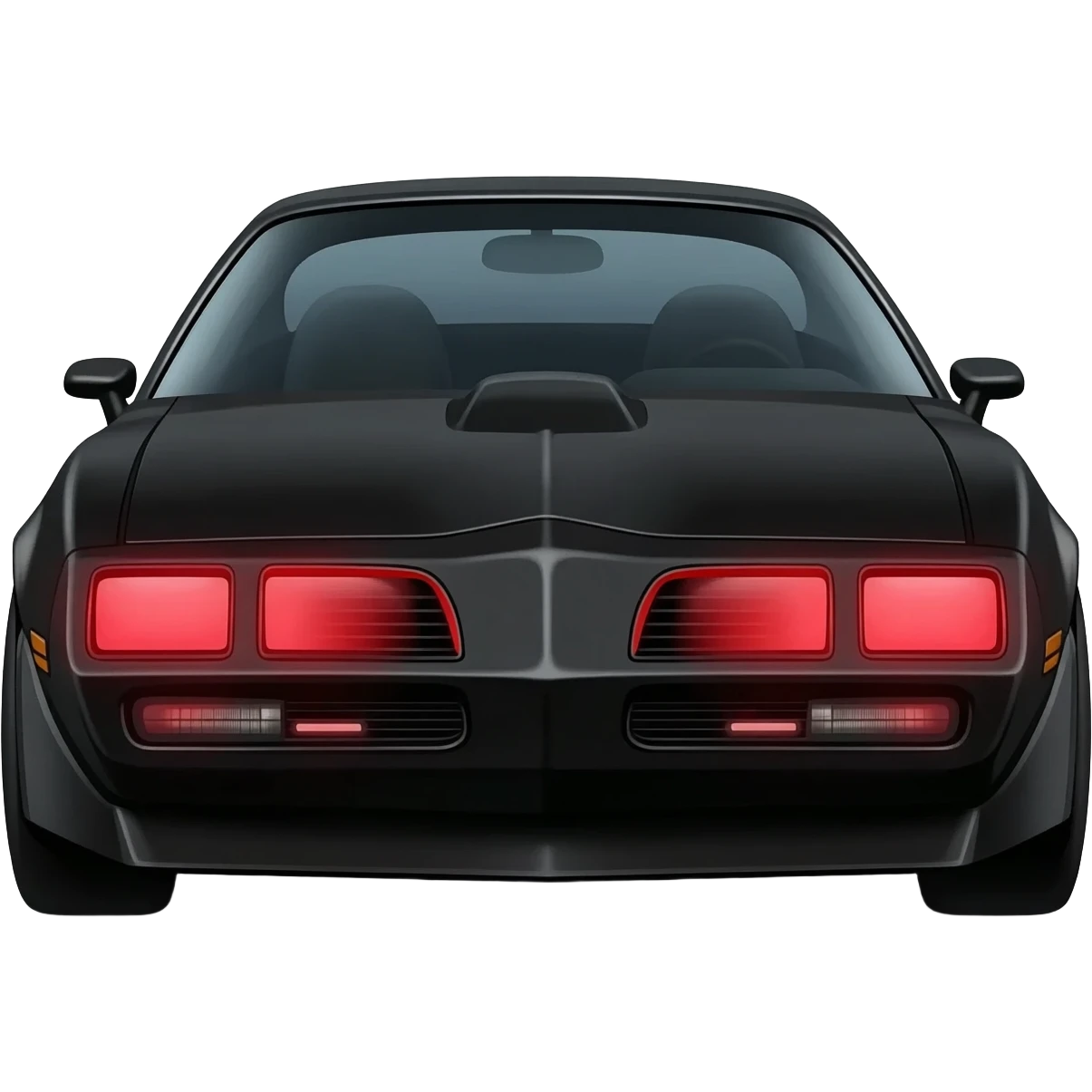 K.I.T.T. the black car from Knight Rider TV show emoji