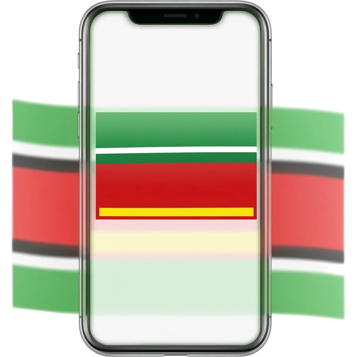 Chechen flag emoji style iPhone emoji