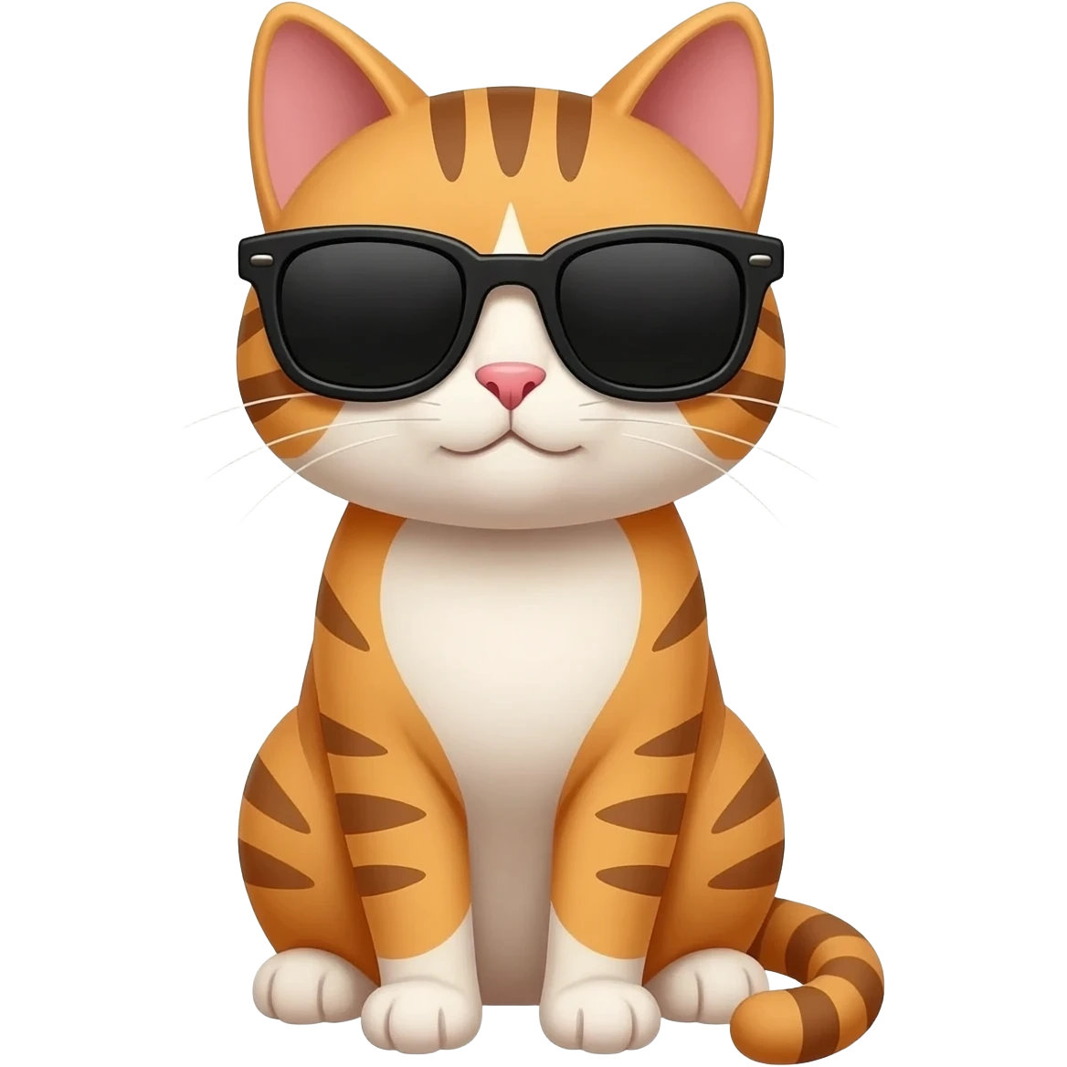 Cat wearing sunglasses emoji