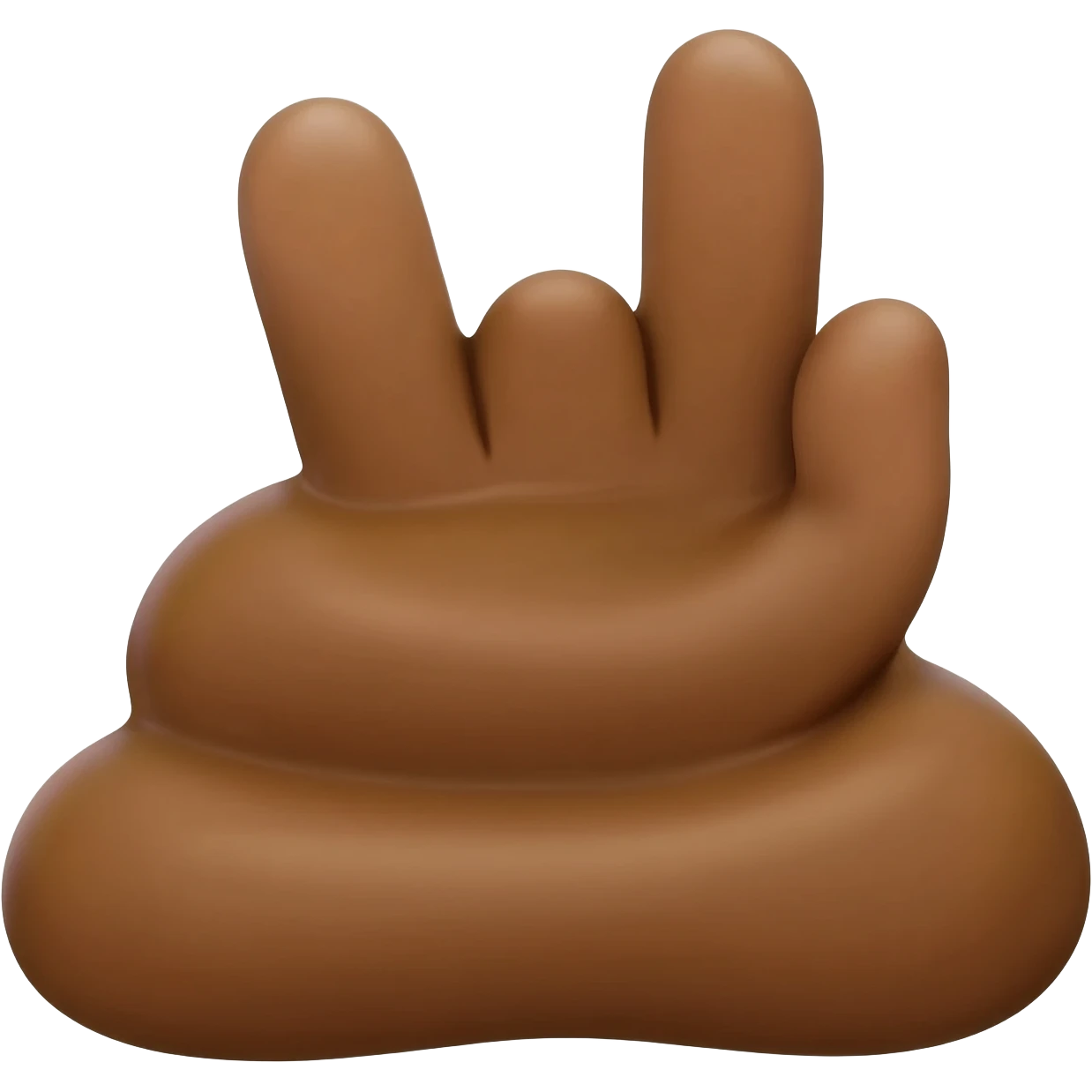 fait moi un caca qui fait un autre caca qui fait un doigt d'honneur emoji