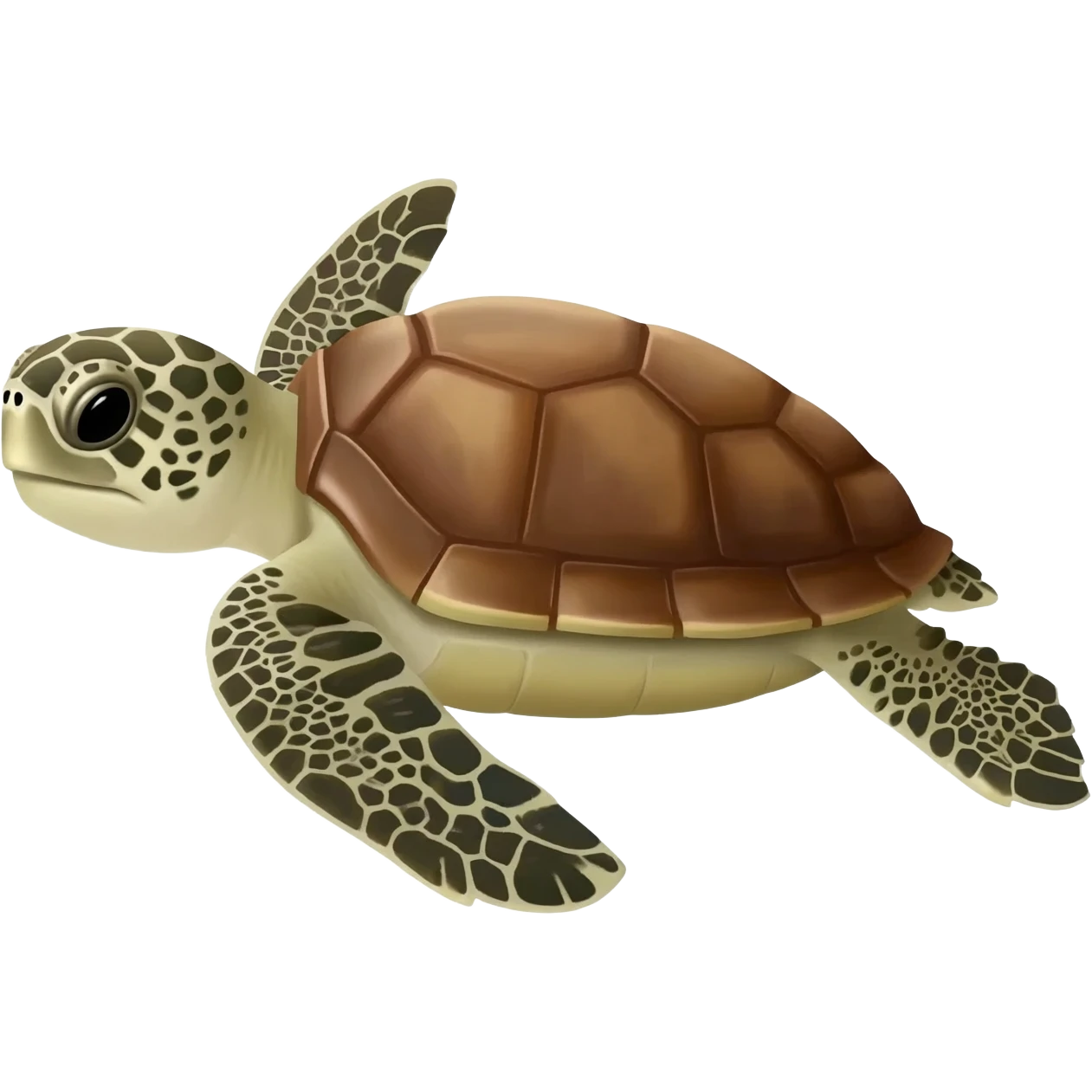 Bebek Caretta caretta emojisi oluşturur musun emoji