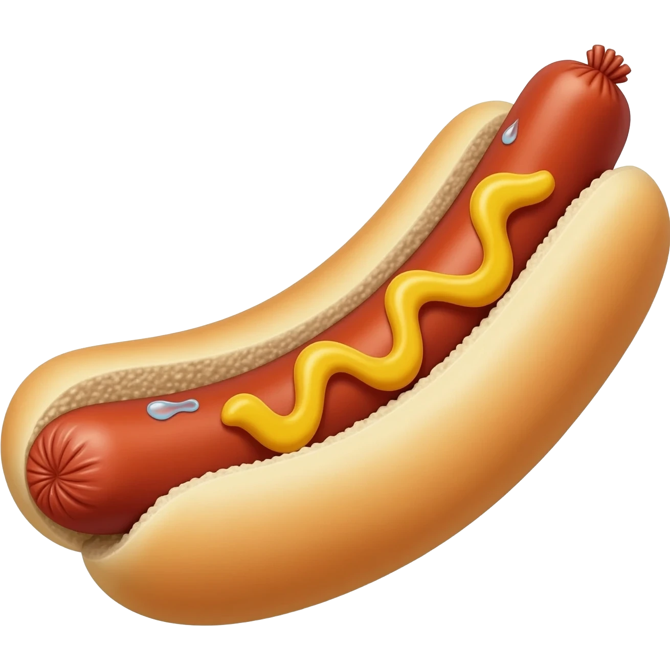 The dog is very hot, its tongue is hanging out and it is sweating. emoji