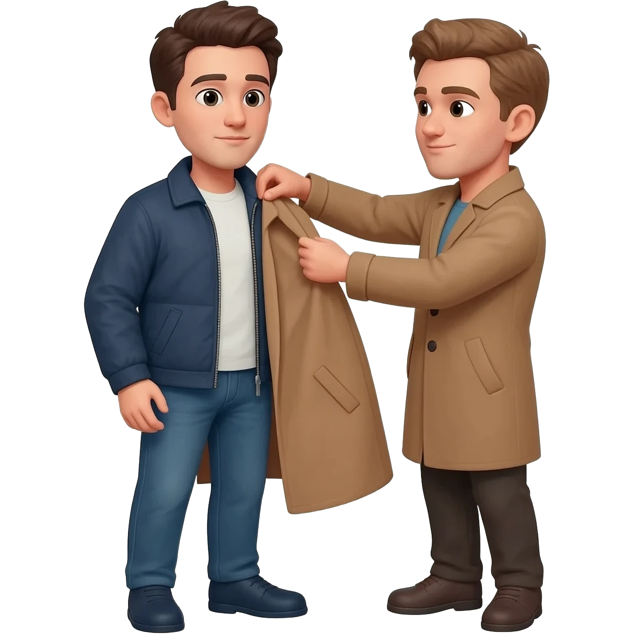 lui mettre un manteau emoji