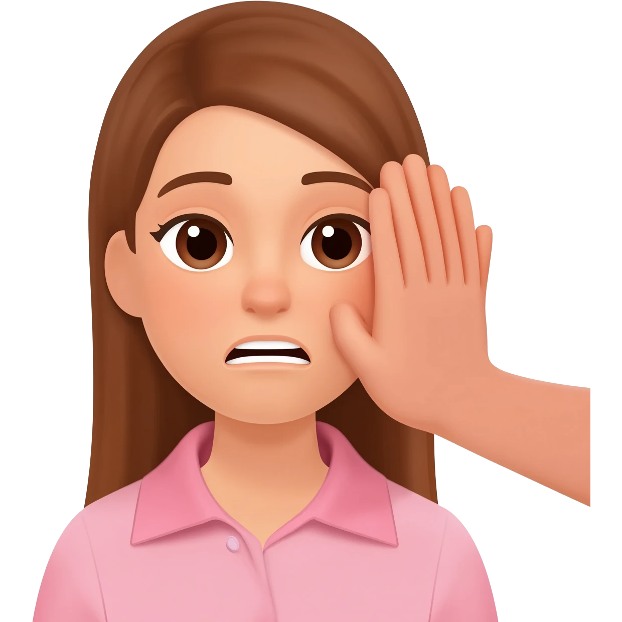 SLAP FACE, WOMAN emoji