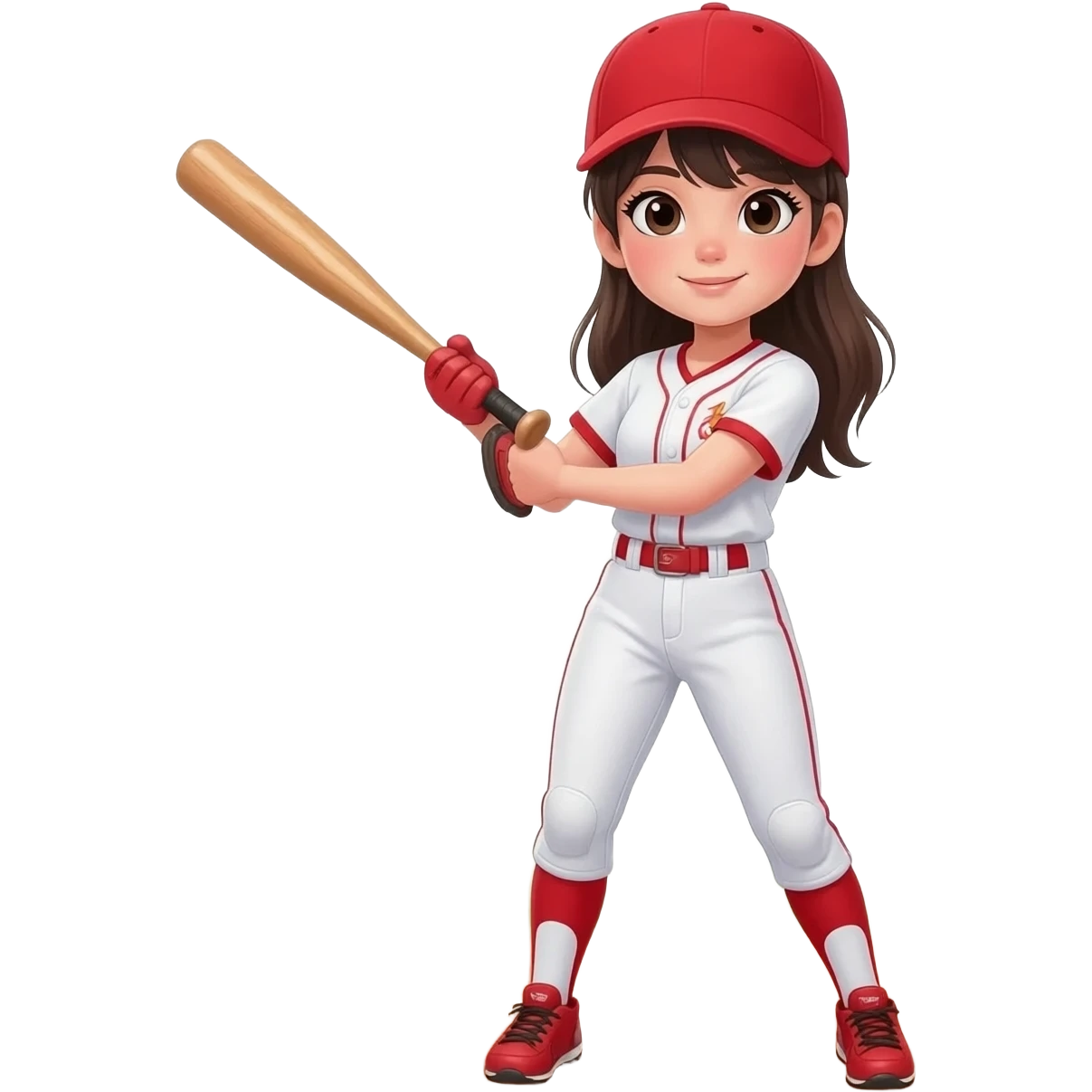 black girl  softball player emoji