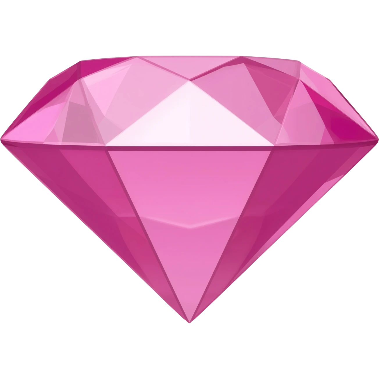 Pink diamond emoji