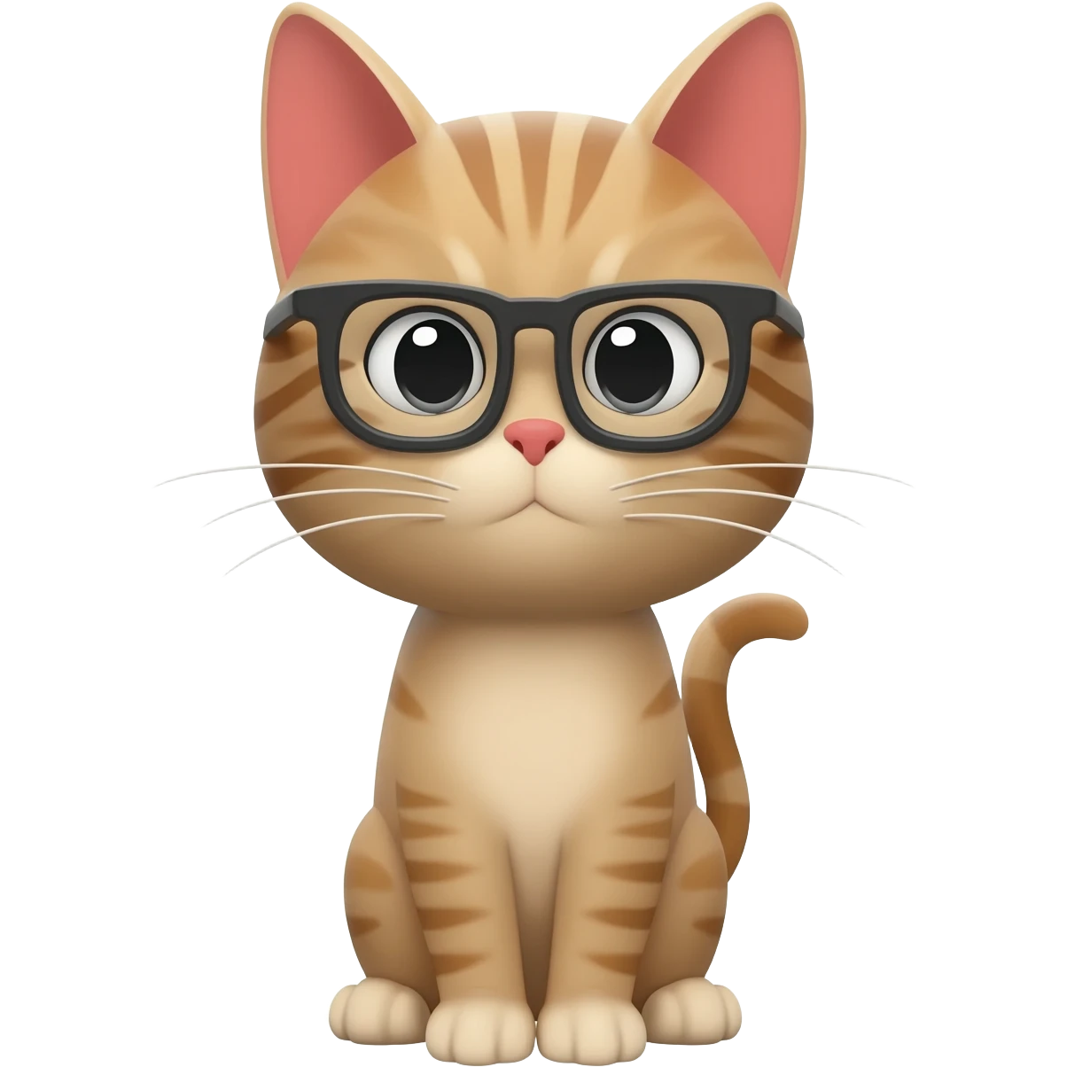 cat with glasses  emoji