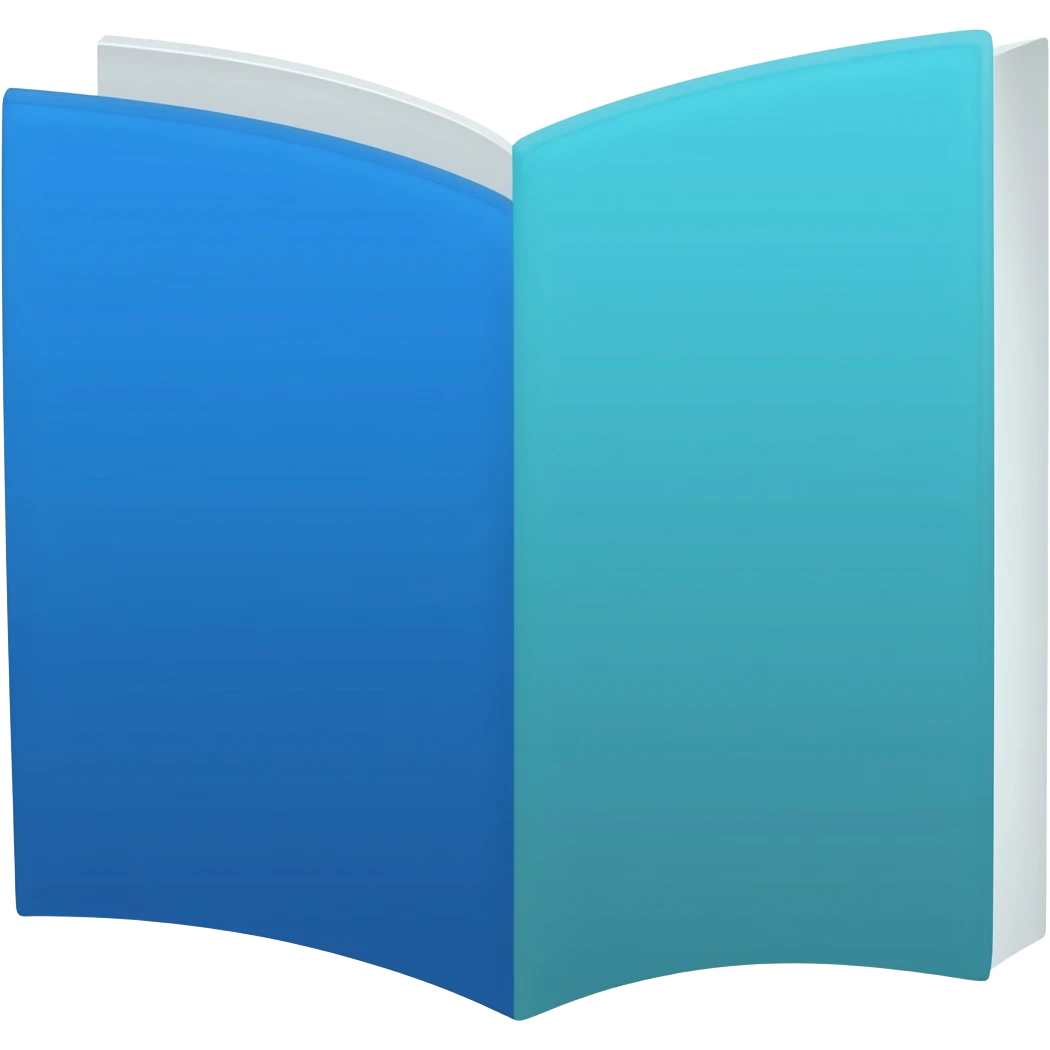 navy blue, blue, aqua blue emojis for book emoji