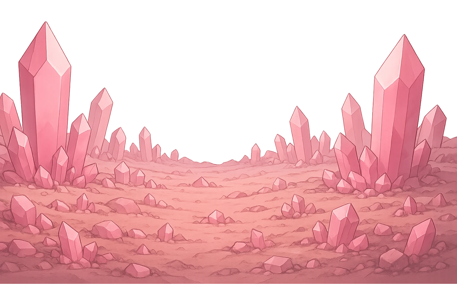 pink crystal landscape emoji