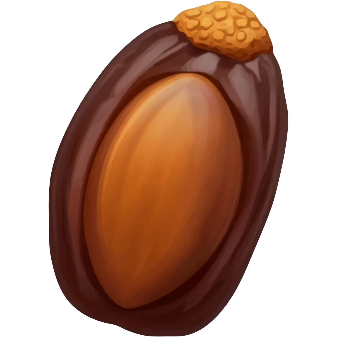 fruit date brown emoji