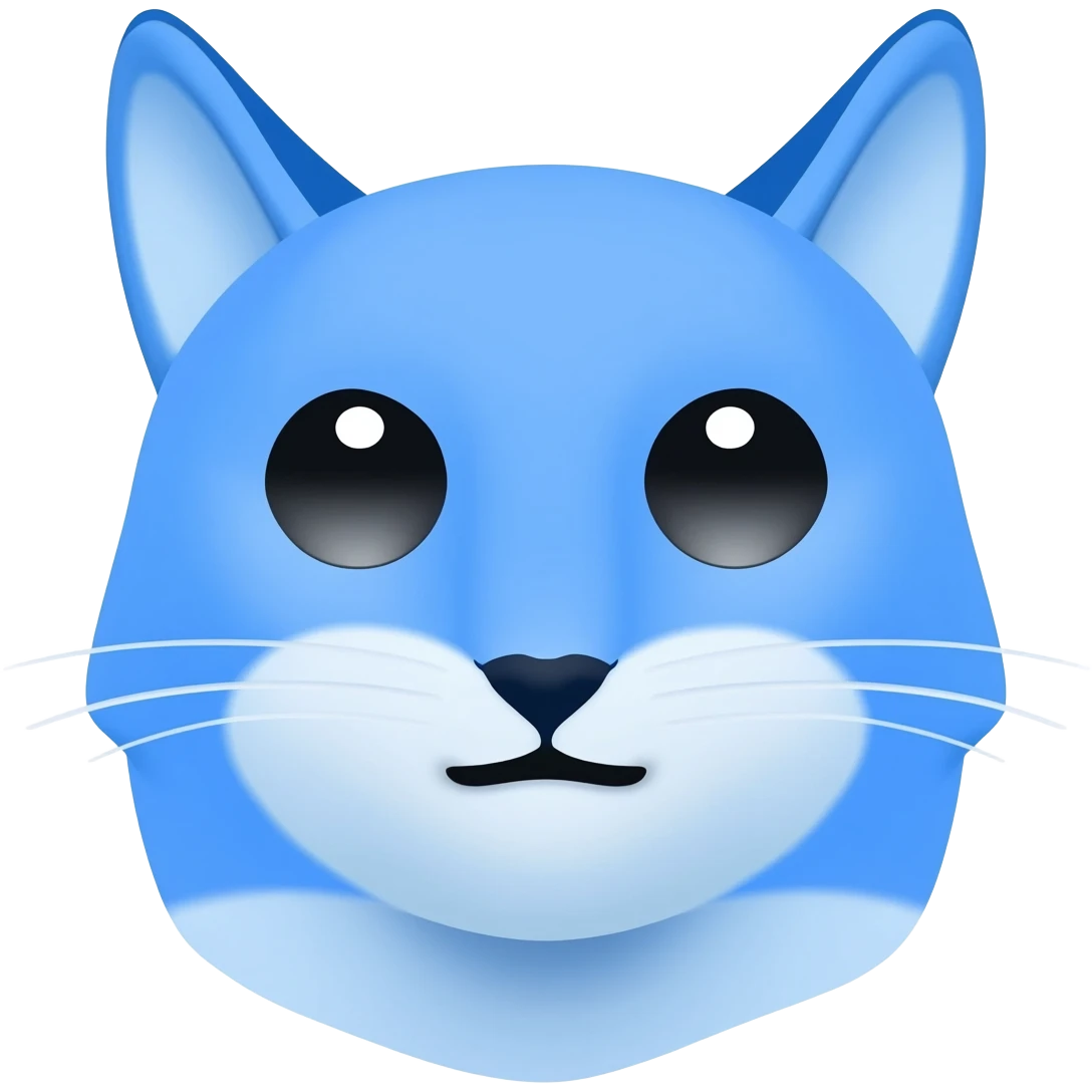 blue lynx emoji