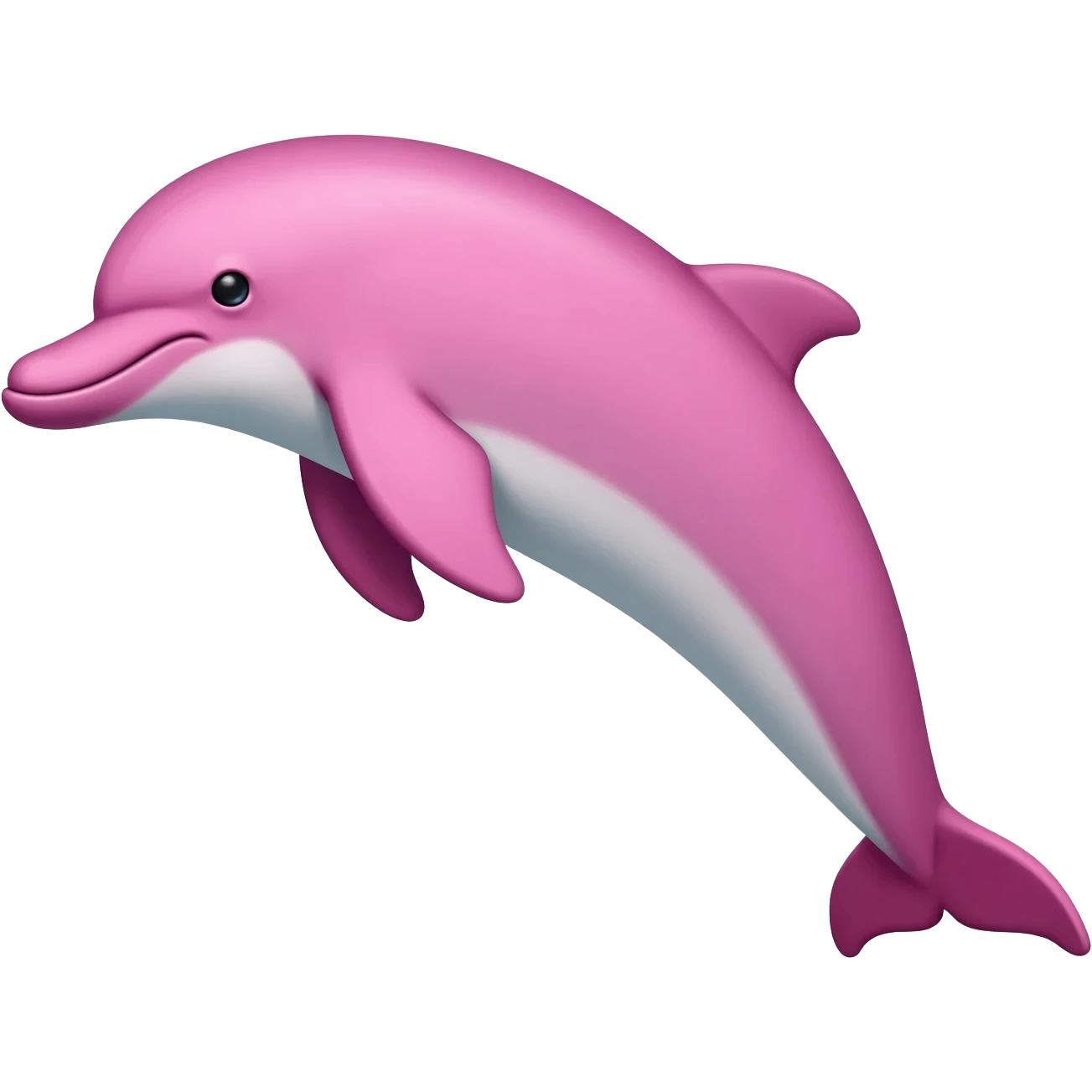 Pink dolphin emoji