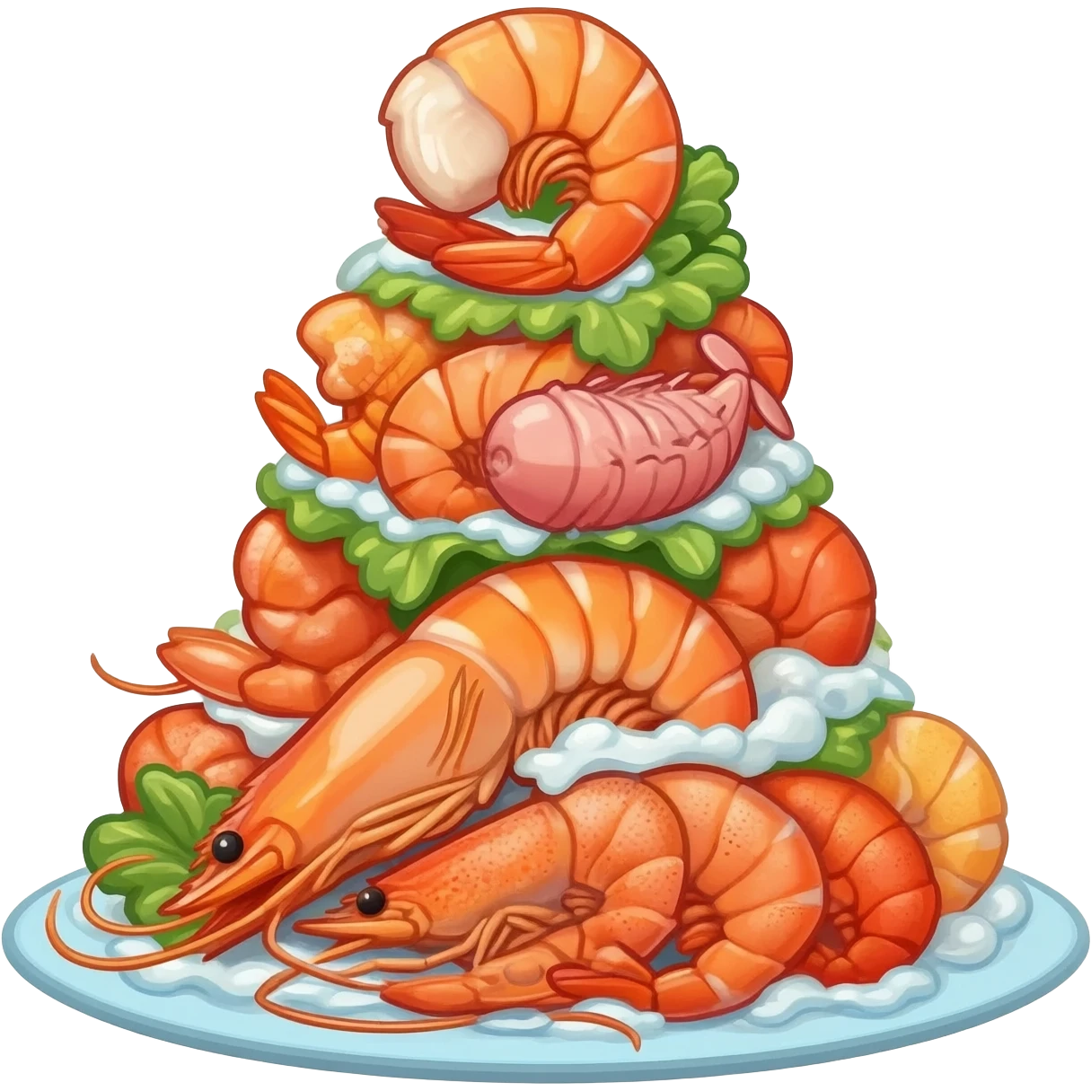 seafood tower emoji