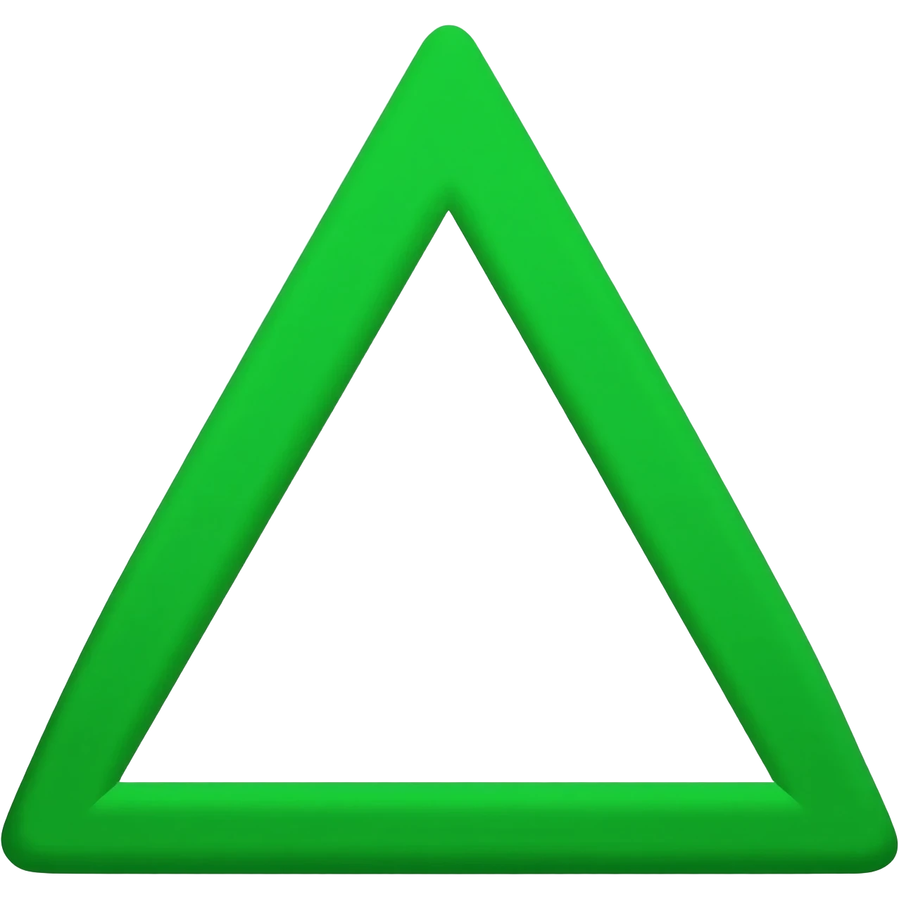 green triangle emoji