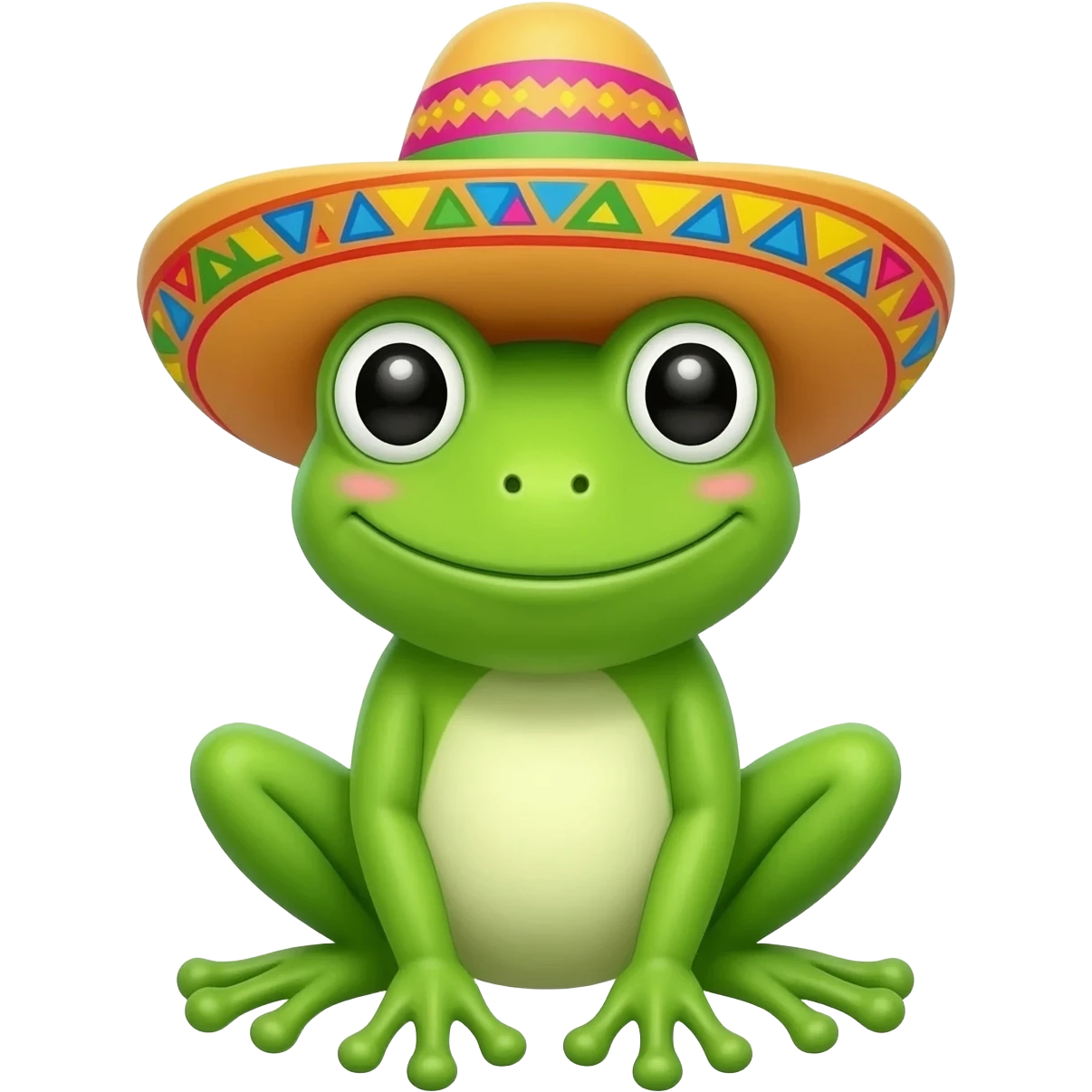 frog with sombrero emoji