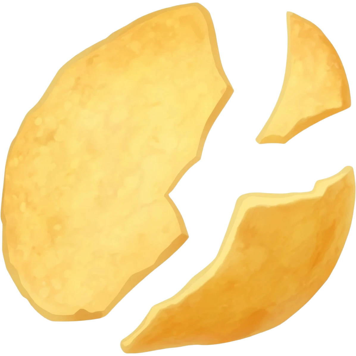 broken potato chips emoji