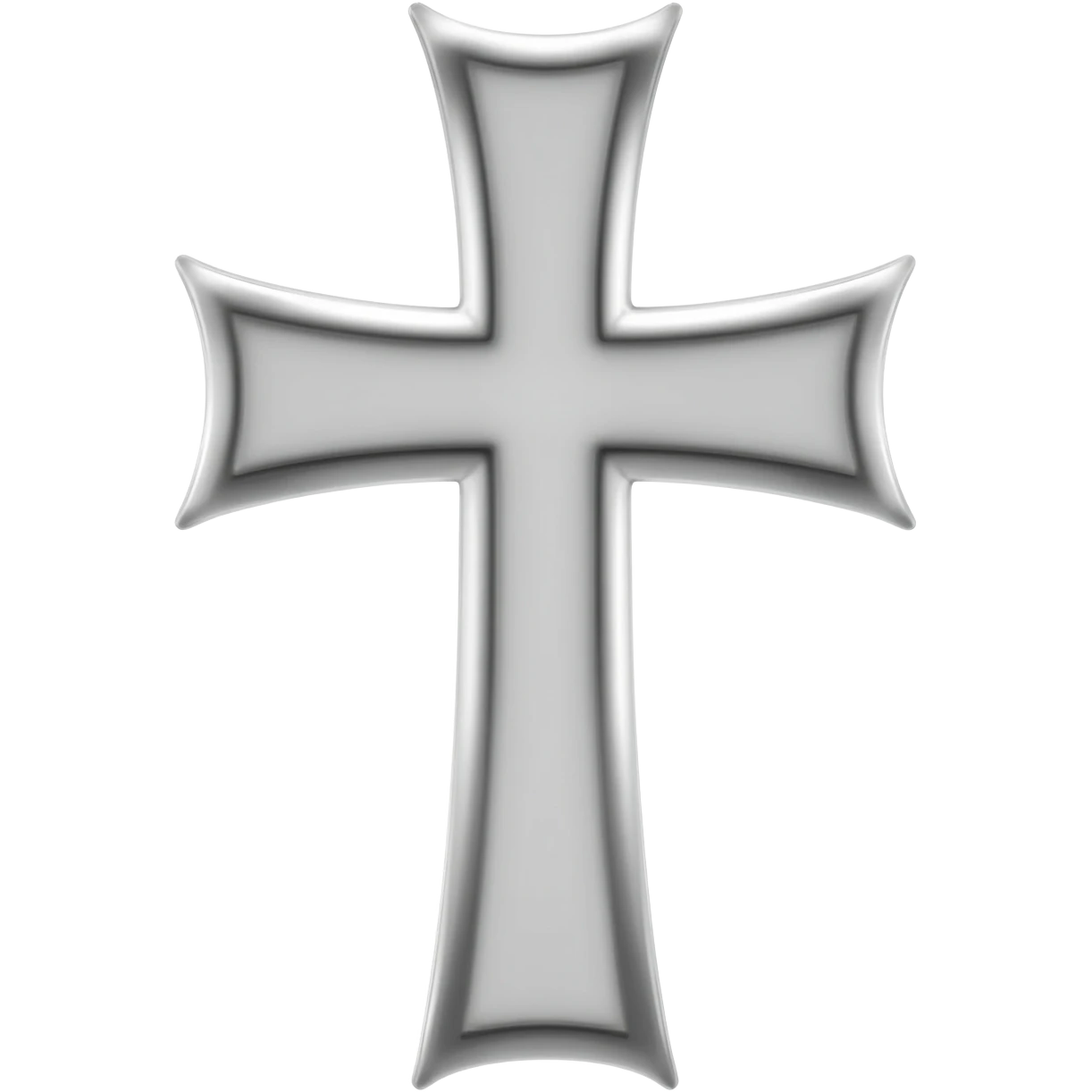 The white cross of the knights templar emoji