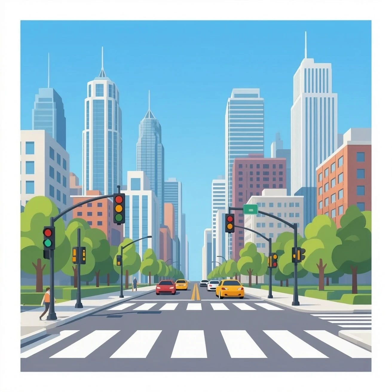 pedestrian crossing emoji