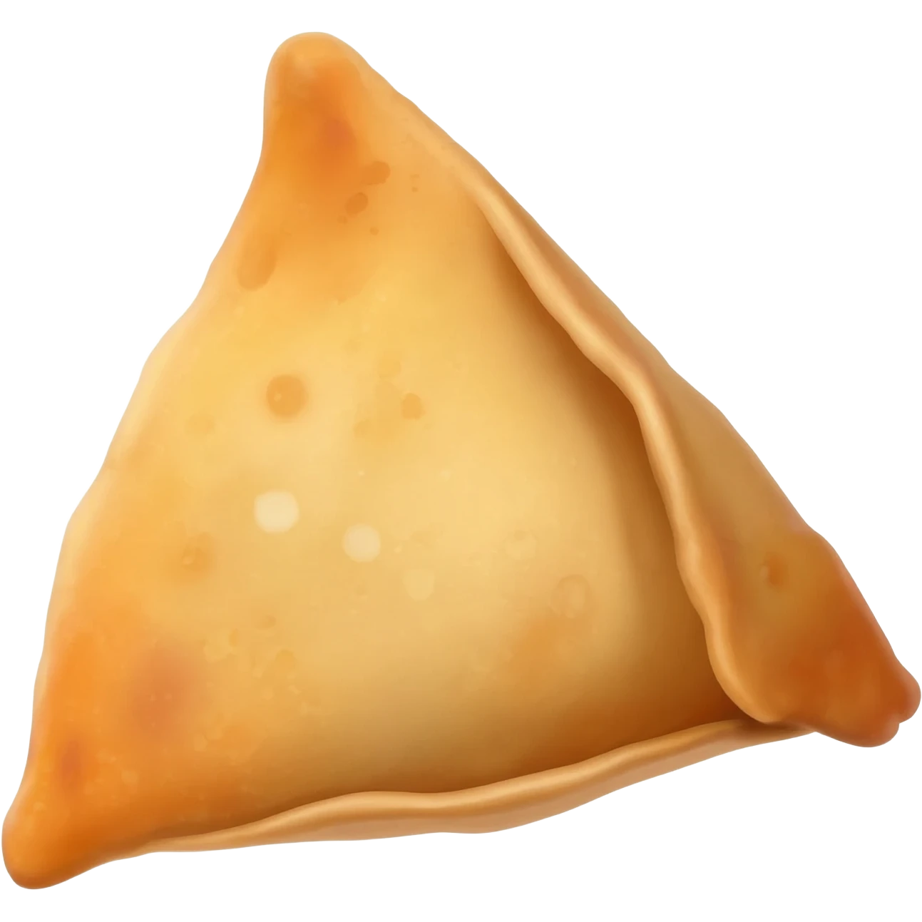 one crab rangoon smiling emoji
