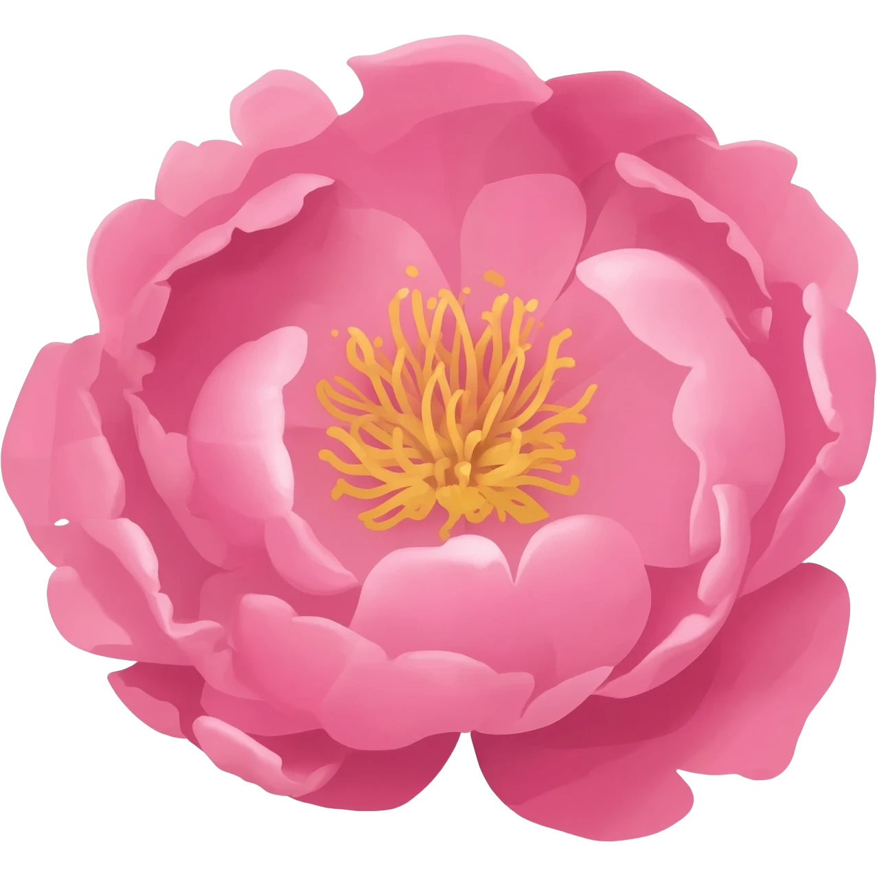 Peony flower emoji