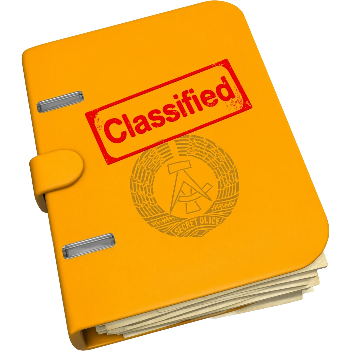 Classified Dossier, files, GDR German Secret police emoji