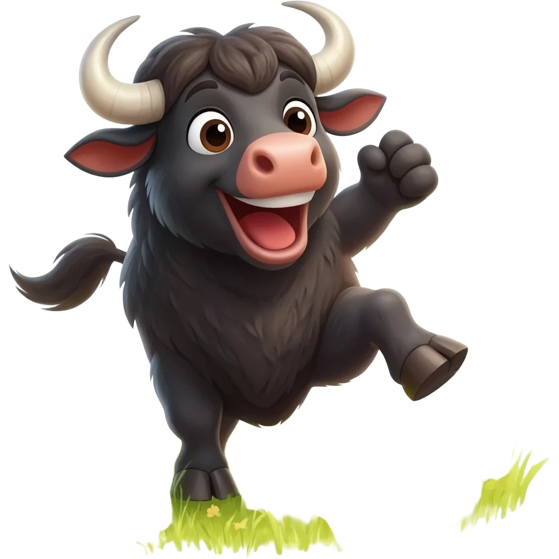 Buffalo celebrating emoji