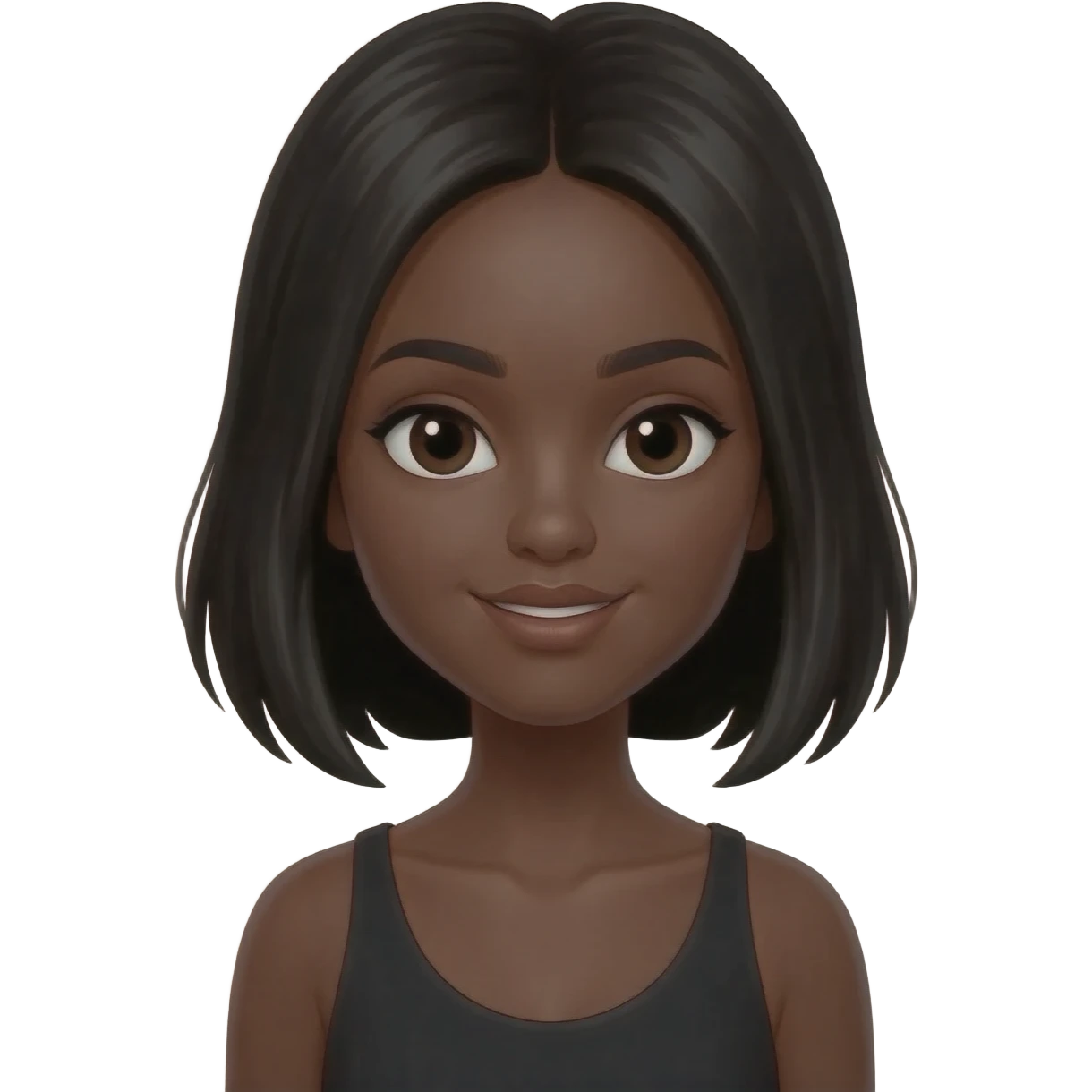 ELEGANT BLACK GIRL emoji