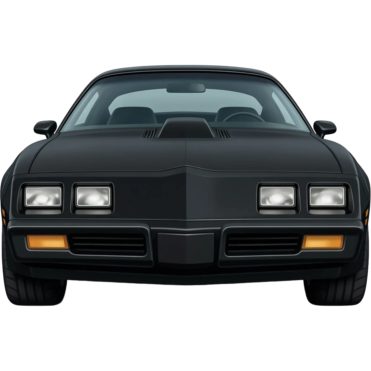 KITT the black Trans Am from the Knight Rider TV show emoji