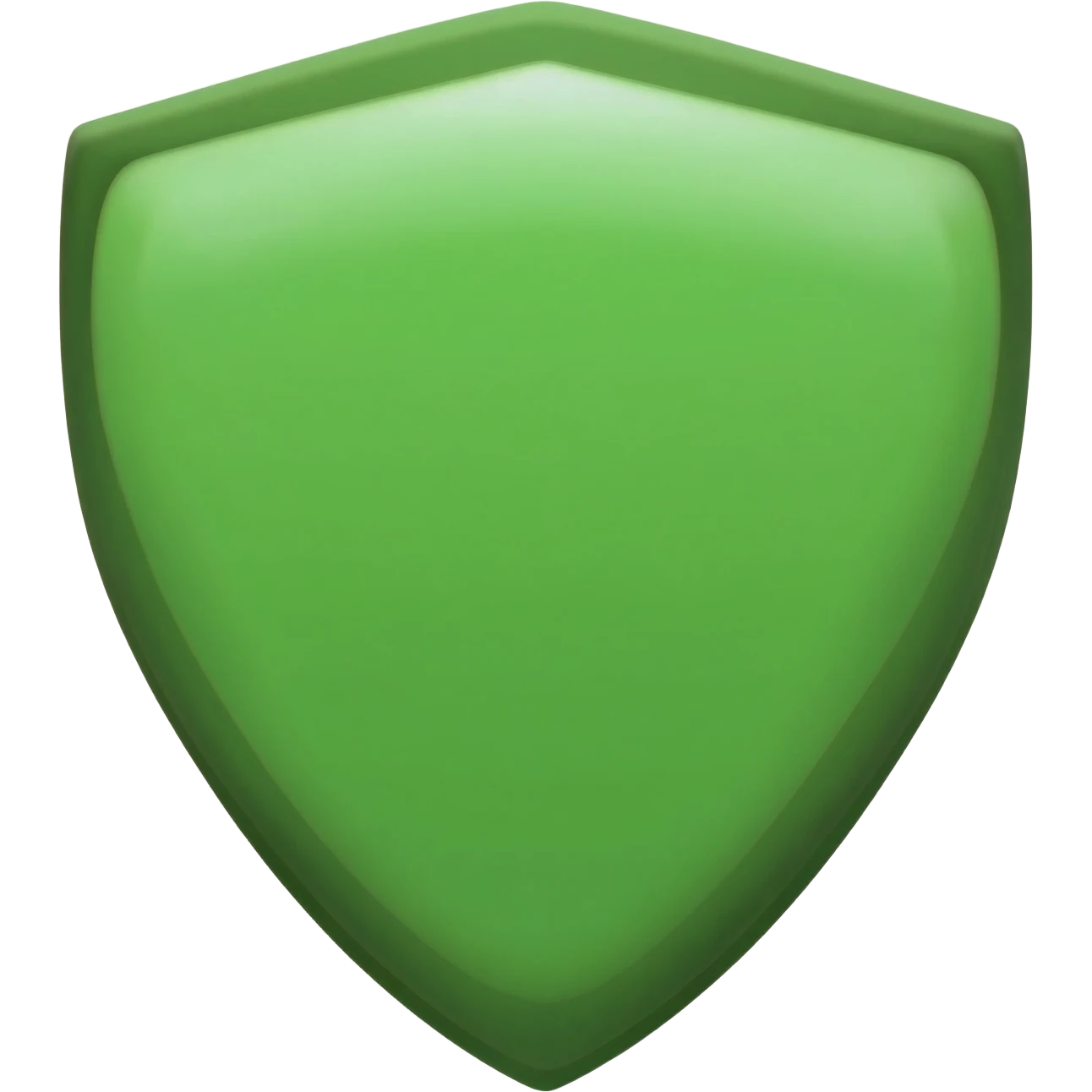 A green shield emoji
