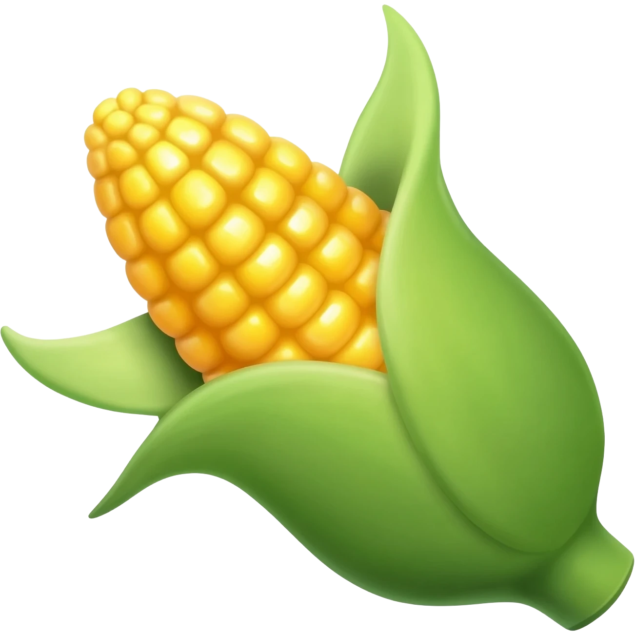 Corn holding cornball emoji