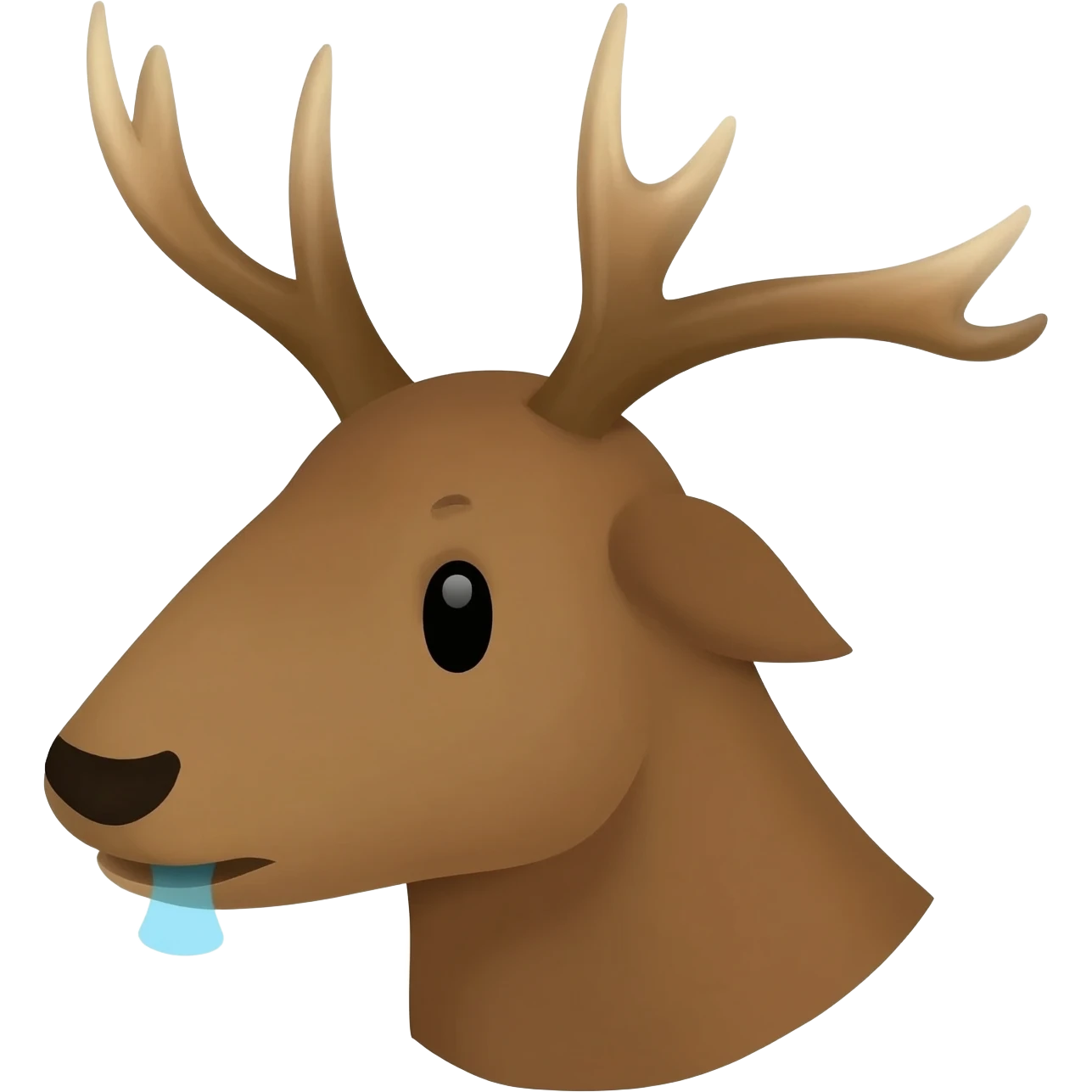 elchkopf diagonal traurig emoji