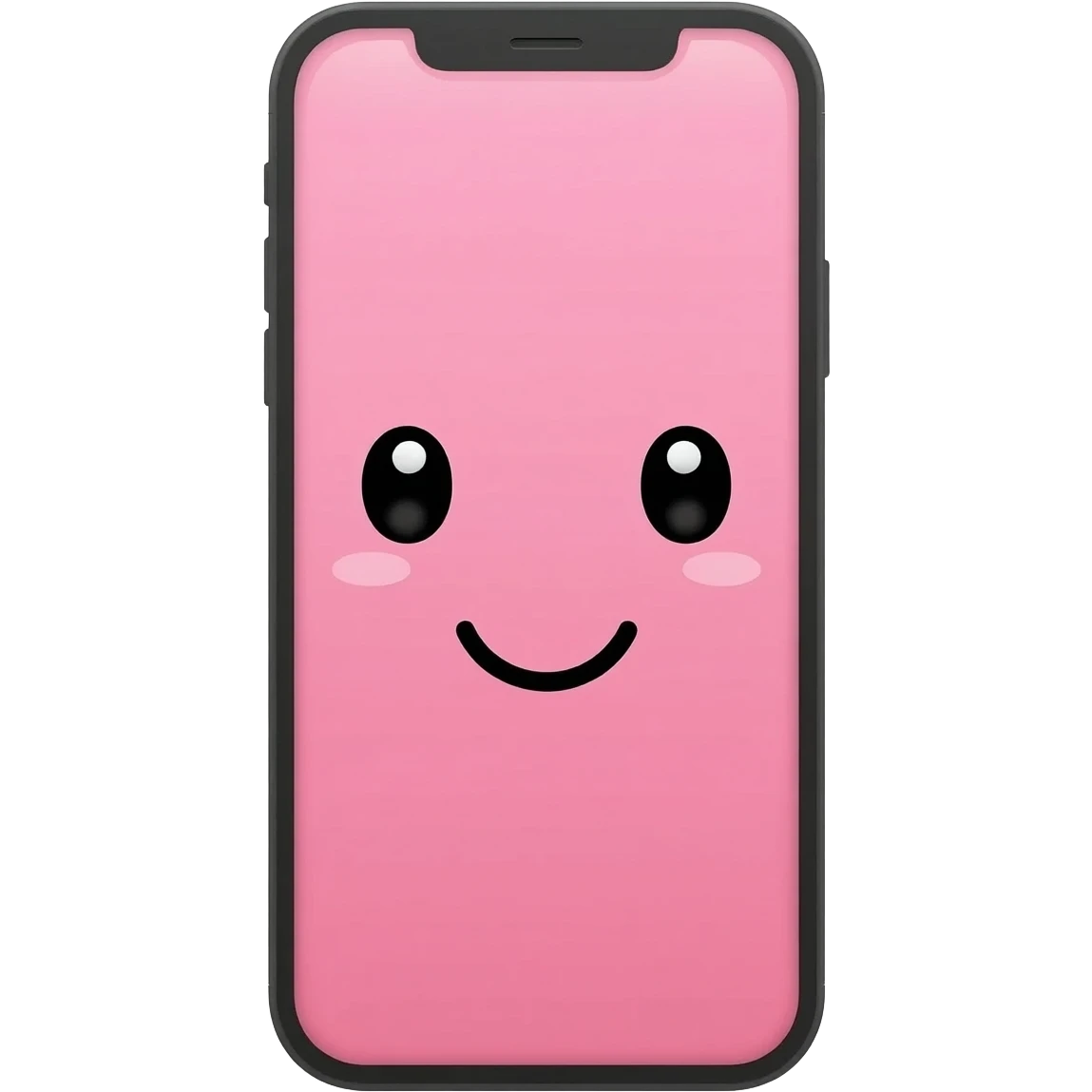 iPhone pink kawaii emoji