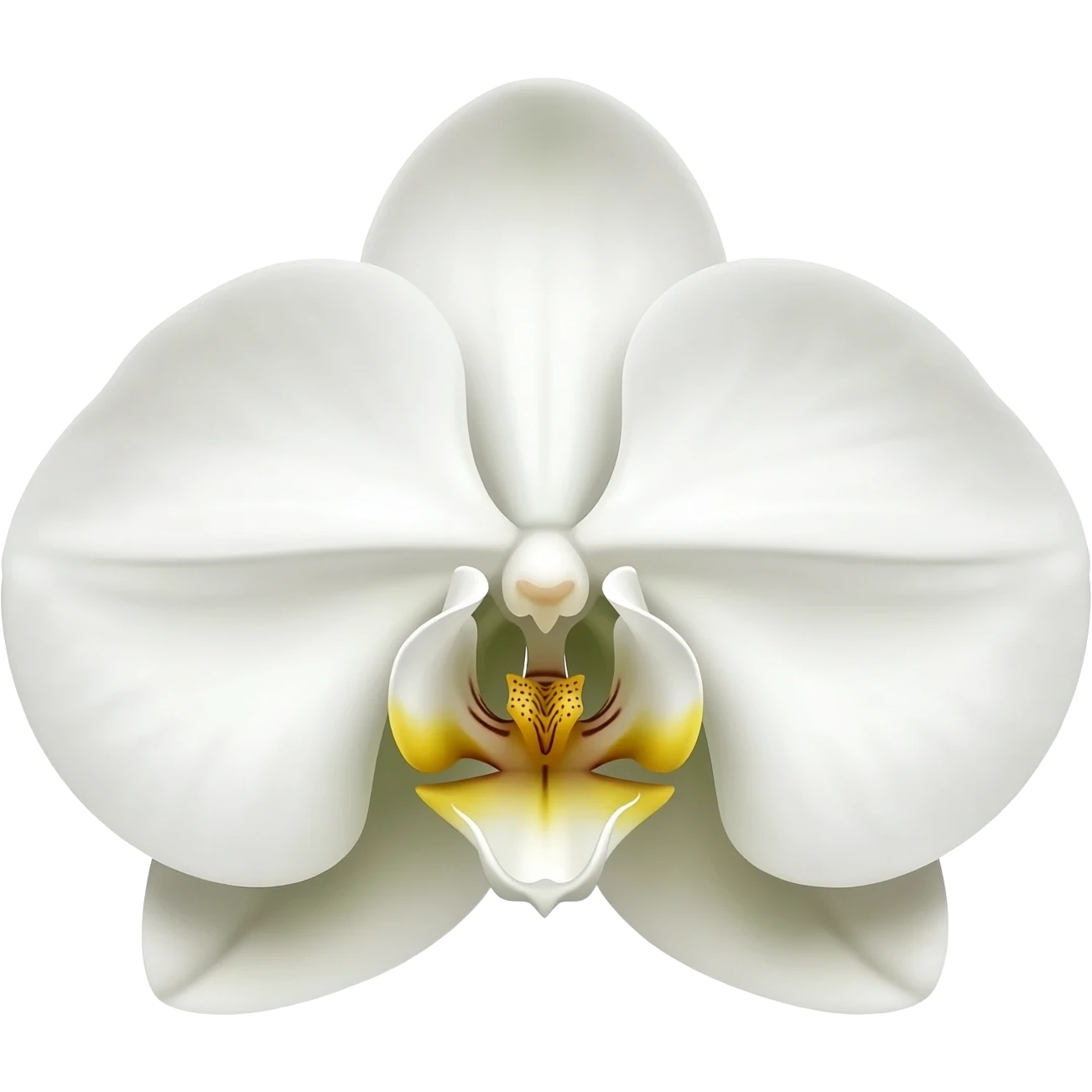 orchidée phalaenopsis blanc emoji