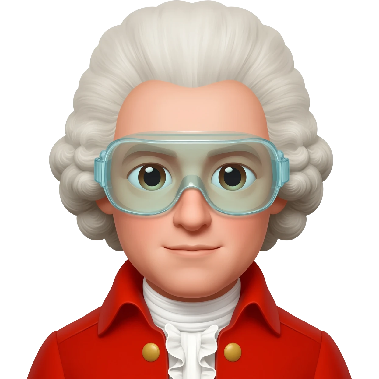 Mozart with googles emoji