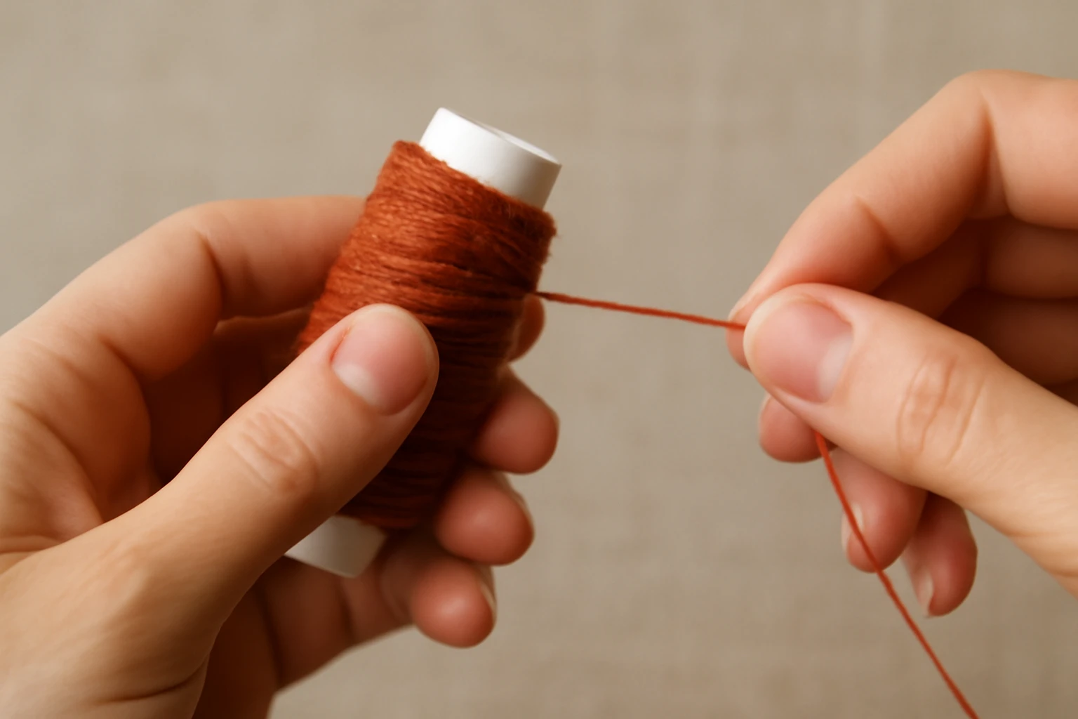   winding thread onto a spool with both hands emoji