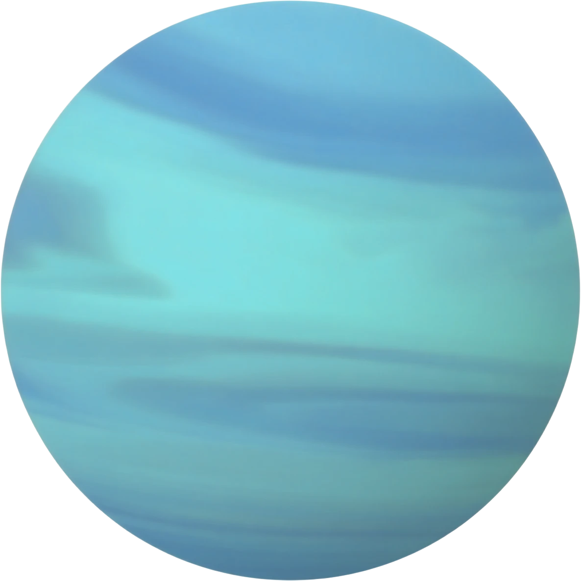 Uranus planet emoji