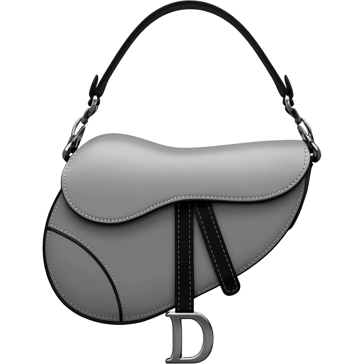 gray dior saddle bag emoji