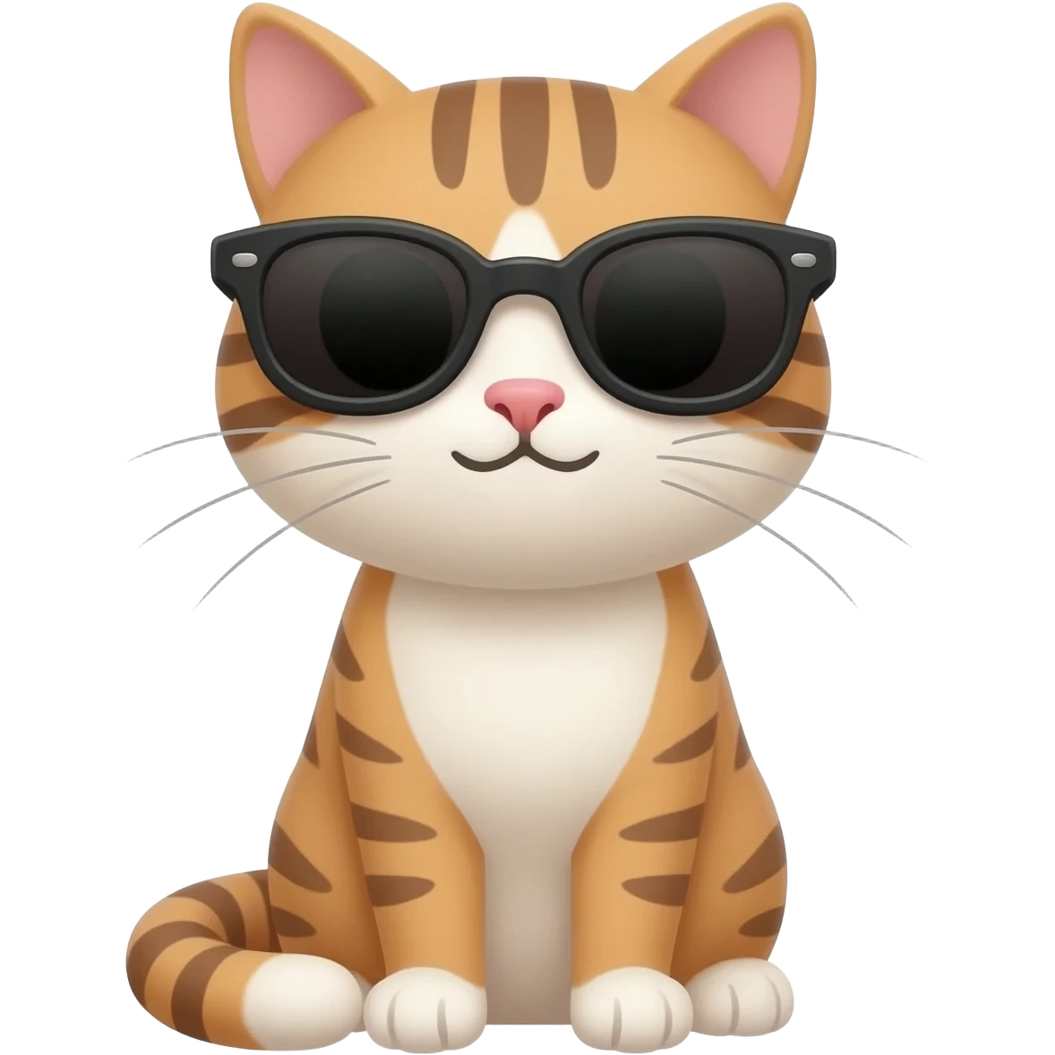 Cat wearing sunglasses emoji