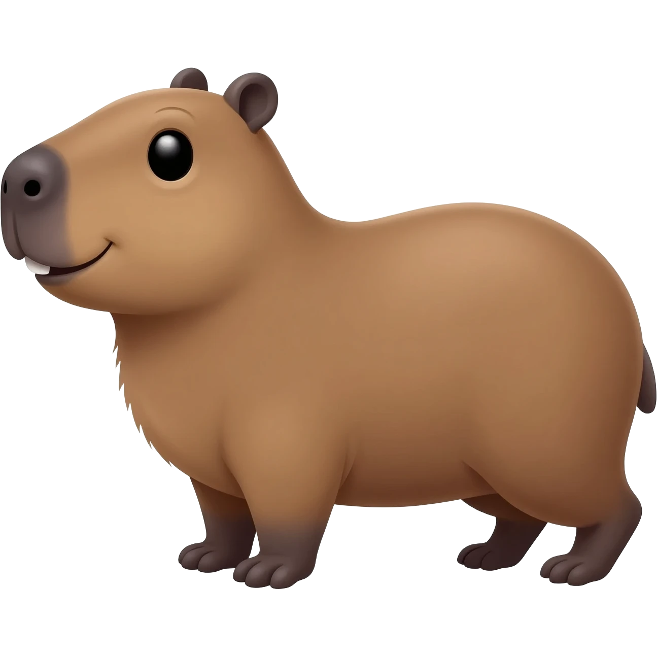 Capybara happy emoji