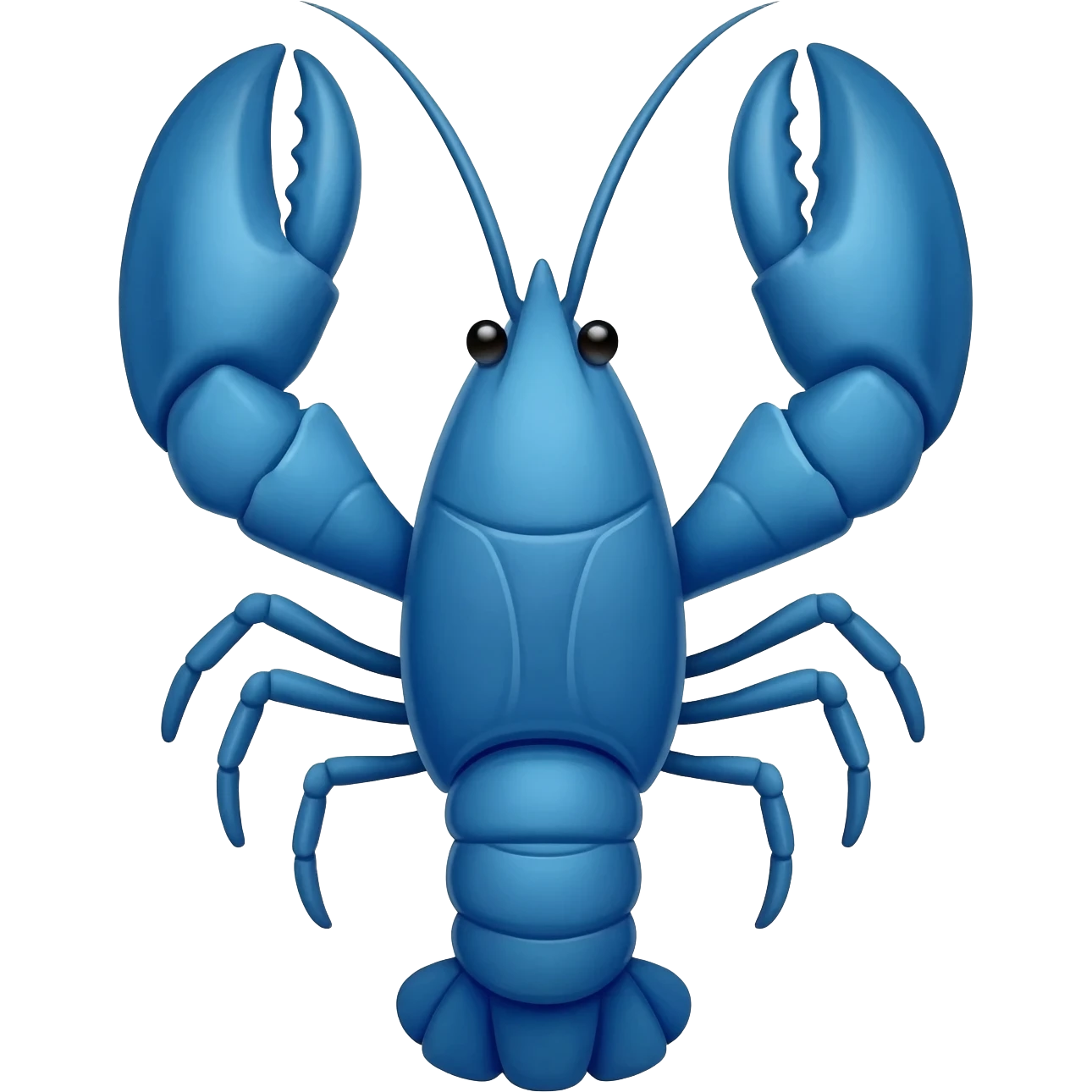 show me a blue lobster as an emoji show it in text emoji