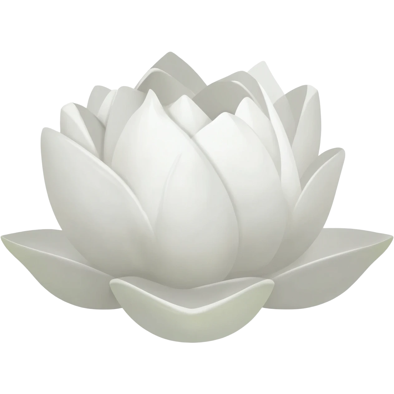 White lotus emoji